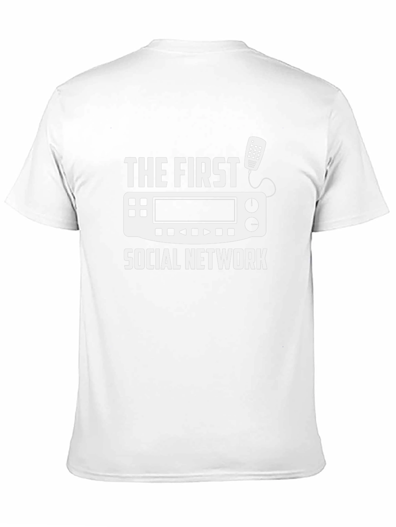 The First Social Network Black T-Shirt