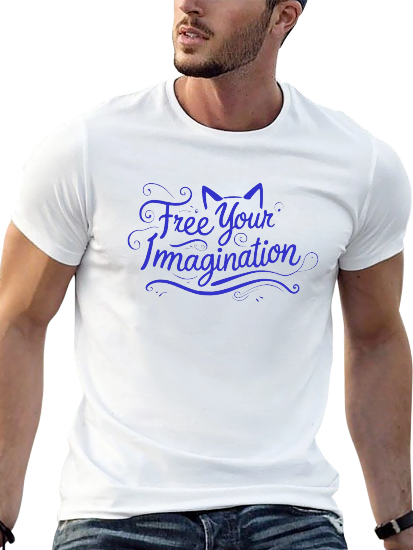 Free Your Imagination Black T-Shirt