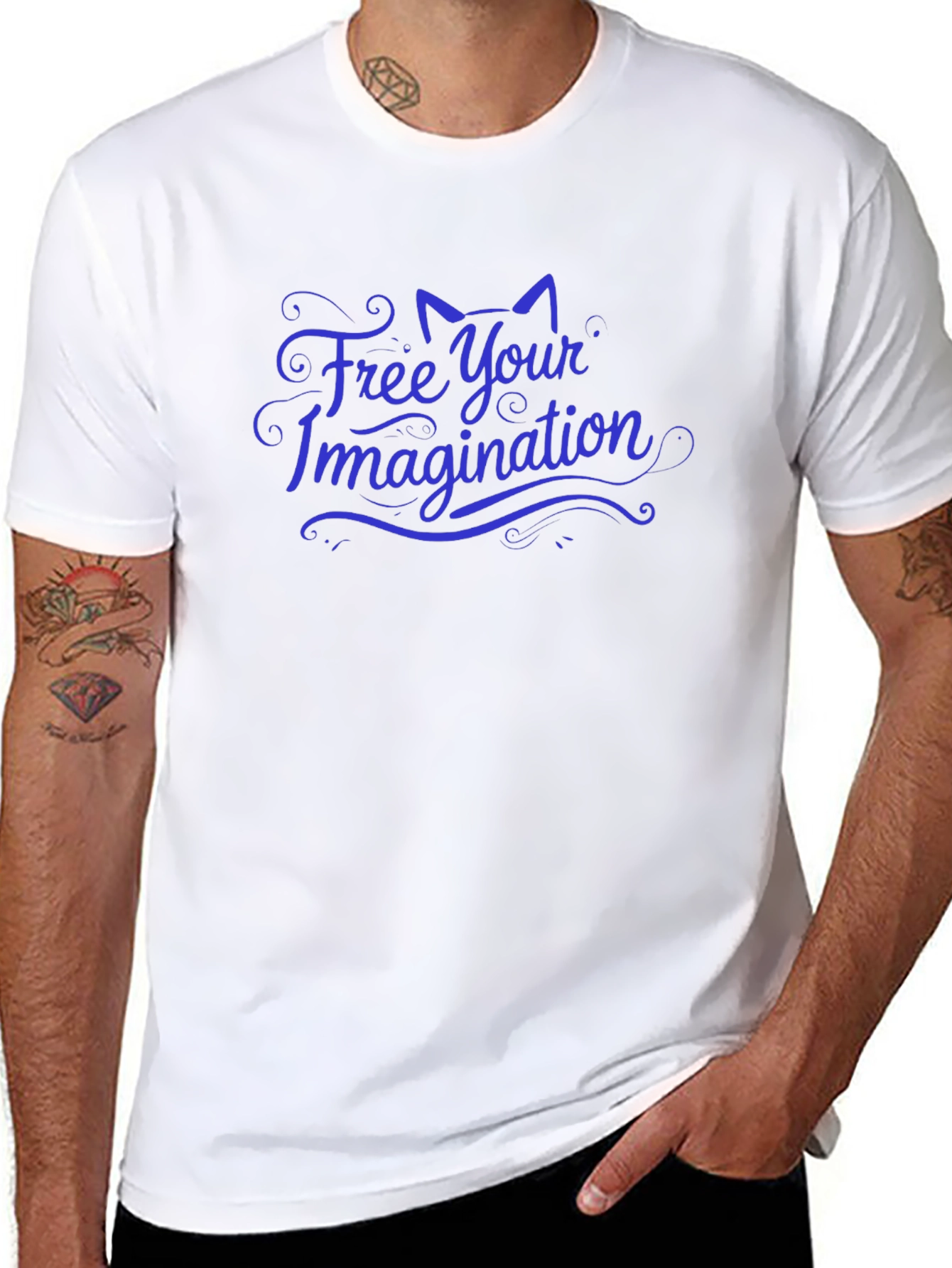Free Your Imagination Black T-Shirt