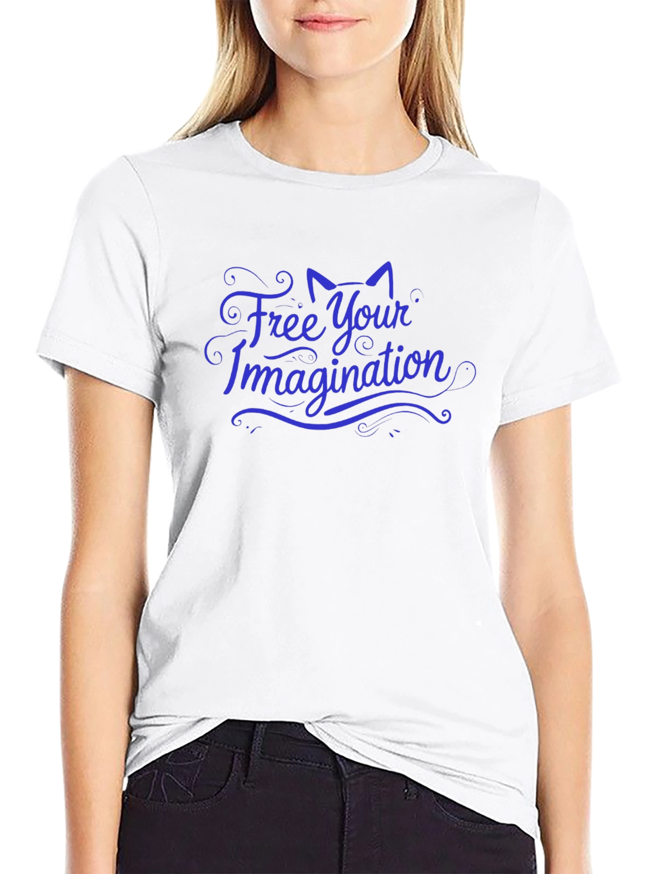 Free Your Imagination Black T-Shirt