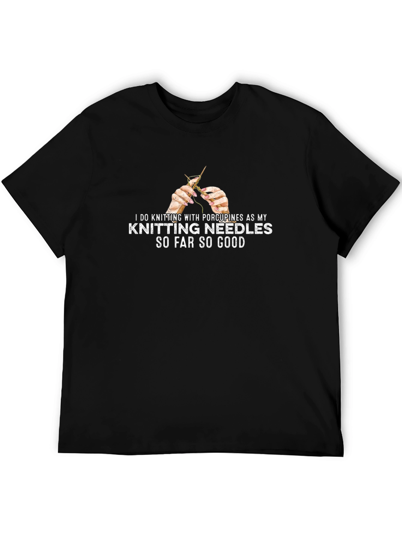 Knitting with Porcupines T-Shirt - Unisex