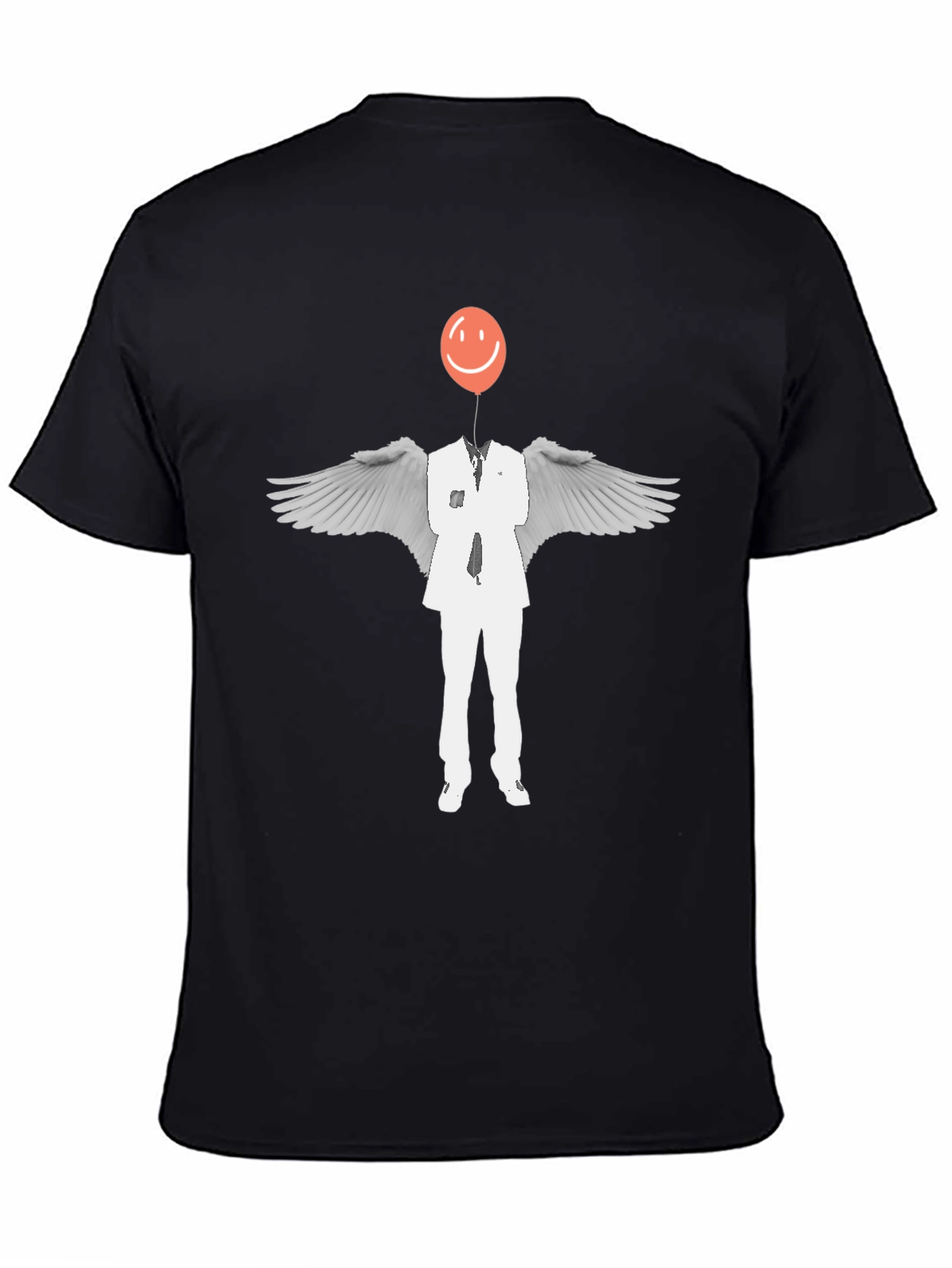 Whimsical Angel Balloon Head T-Shirt
