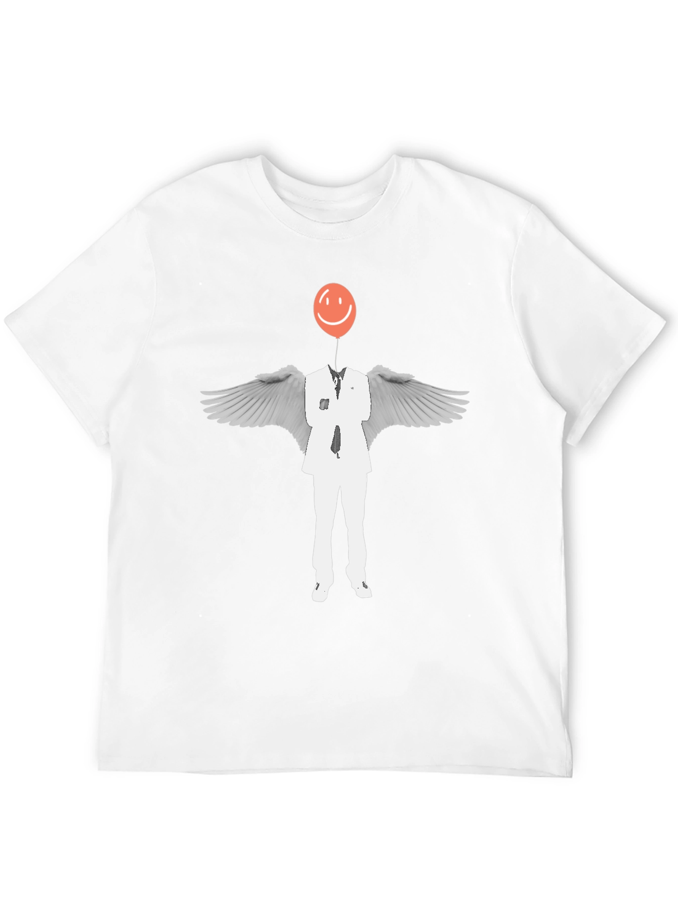 Whimsical Angel Balloon Head T-Shirt