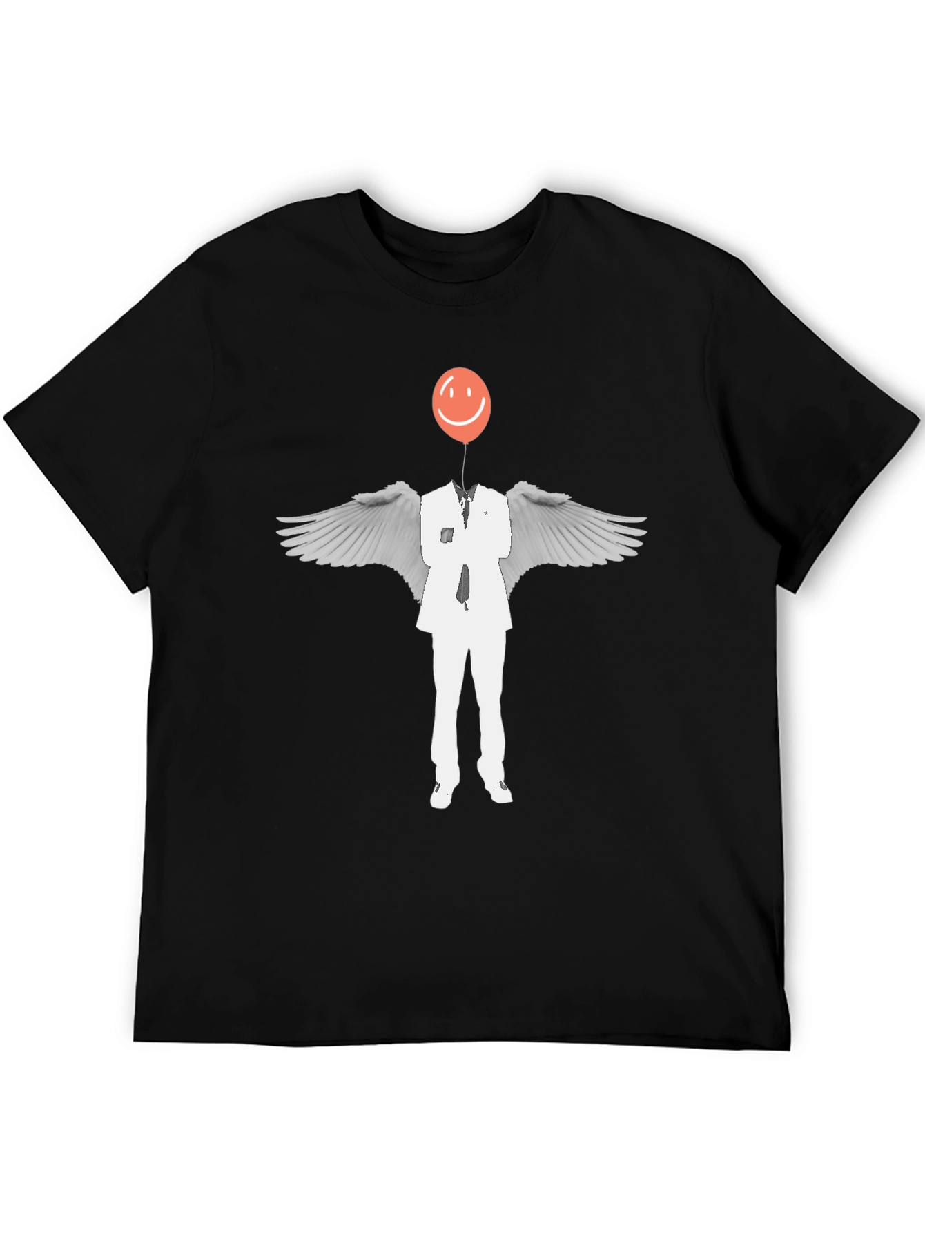Whimsical Angel Balloon Head T-Shirt