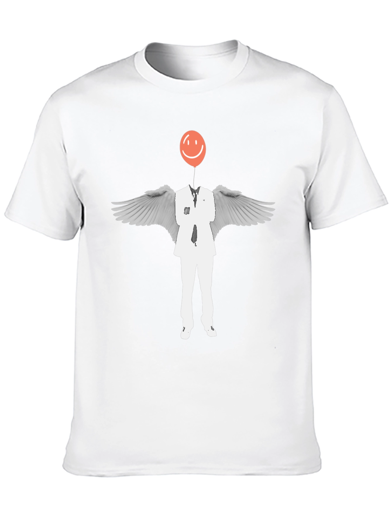 Whimsical Angel Balloon Head T-Shirt