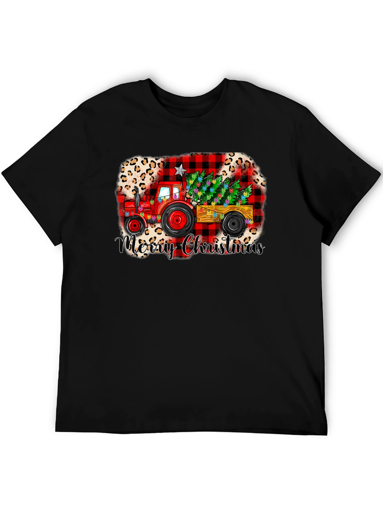 Merry Christmas Tractor Tee