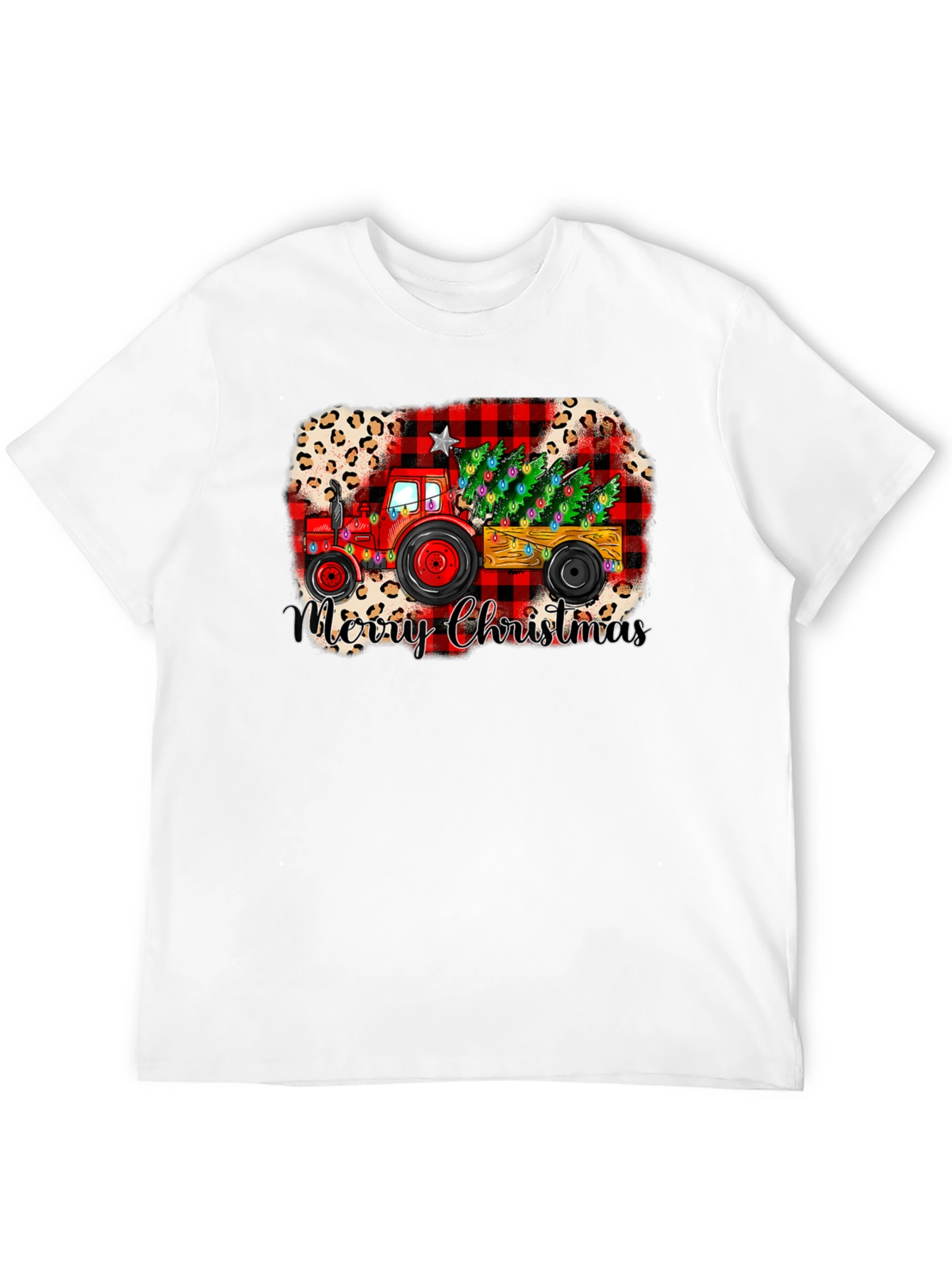 Merry Christmas Tractor Tee