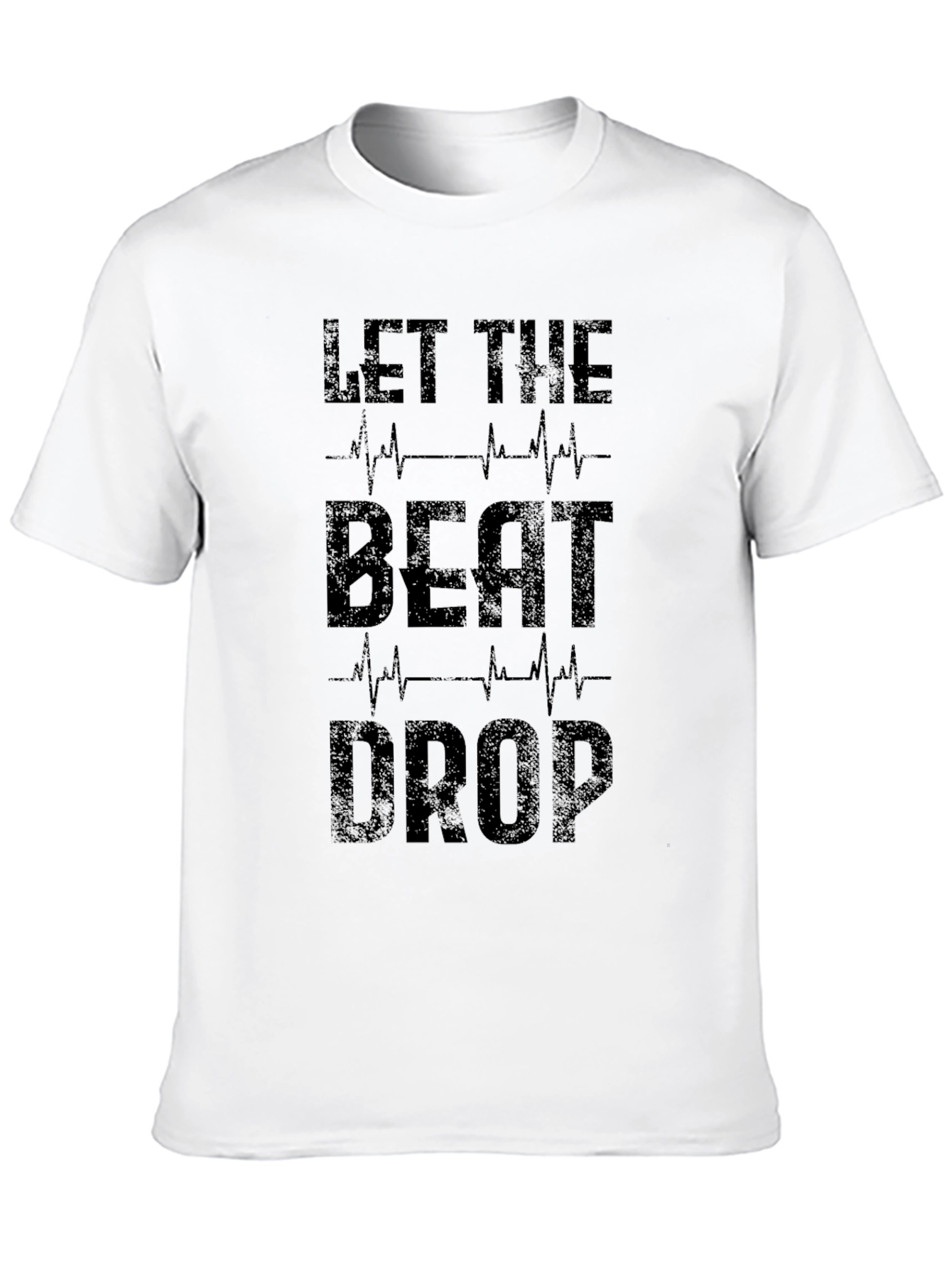Let the Beat Drop Black Graphic Tee