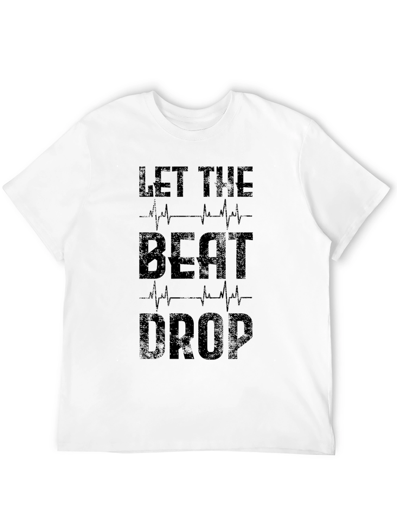 Let the Beat Drop Black Graphic Tee