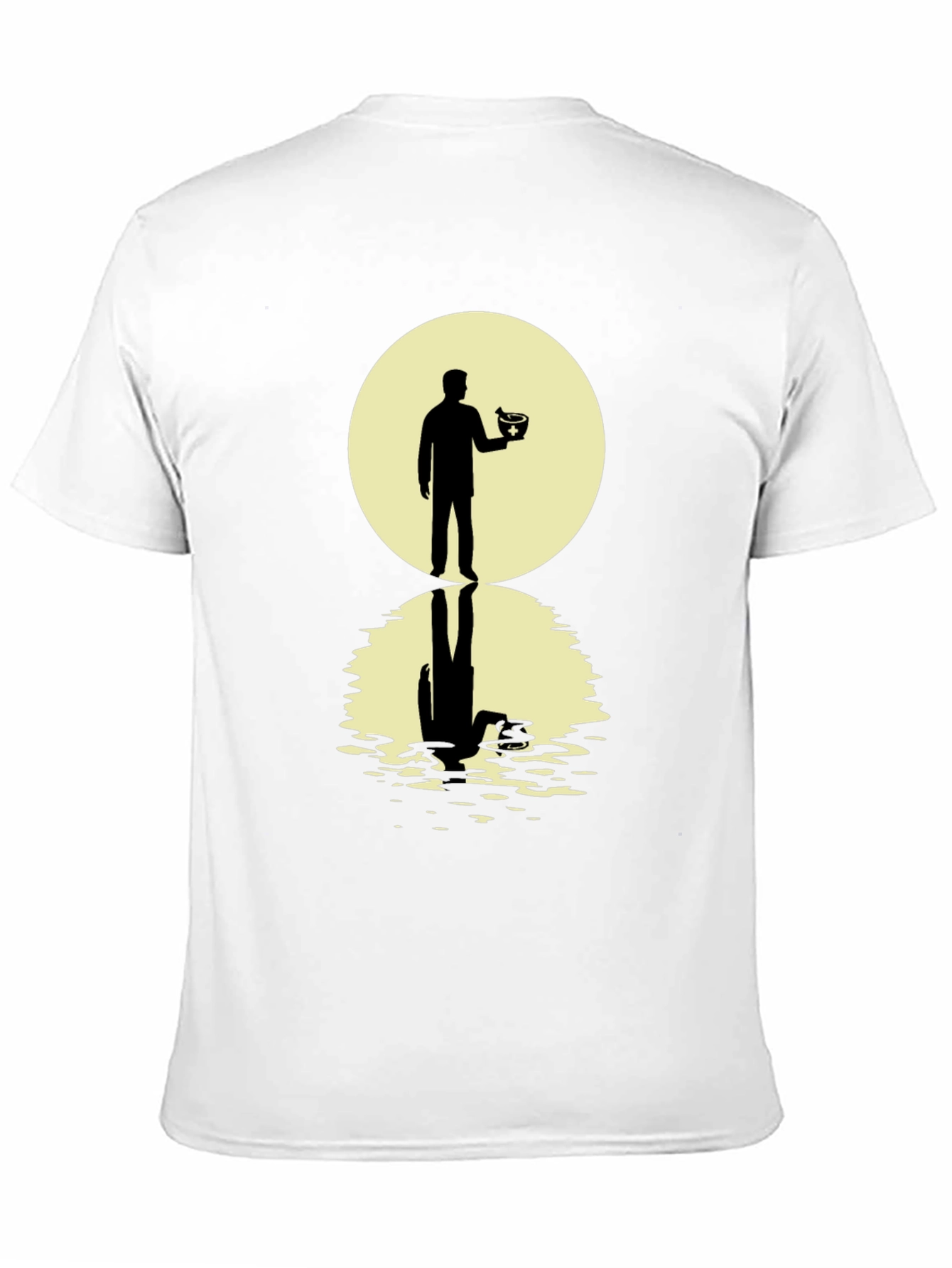 Silhouetted Man with Bowl T-Shirt