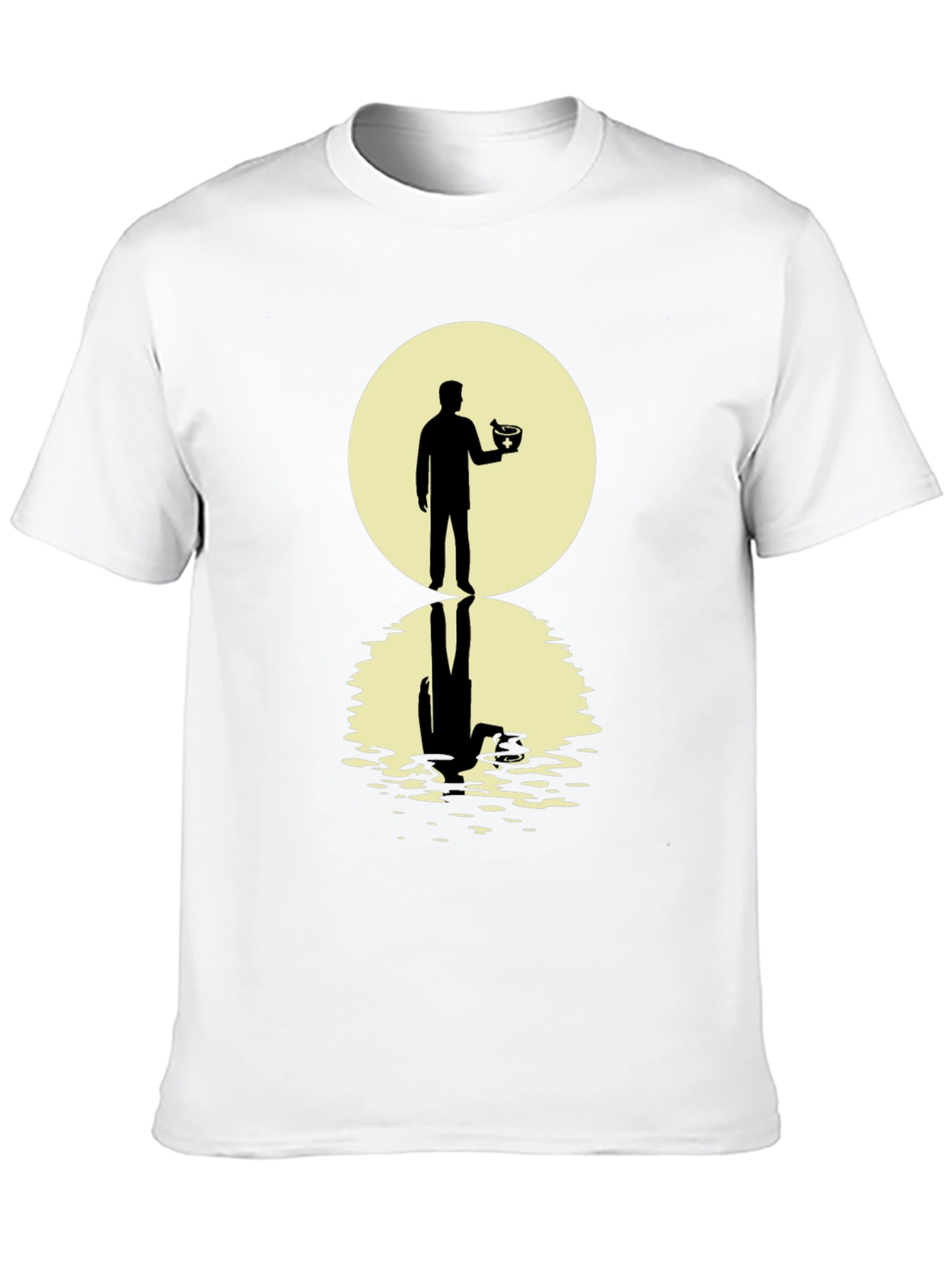 Silhouetted Man with Bowl T-Shirt