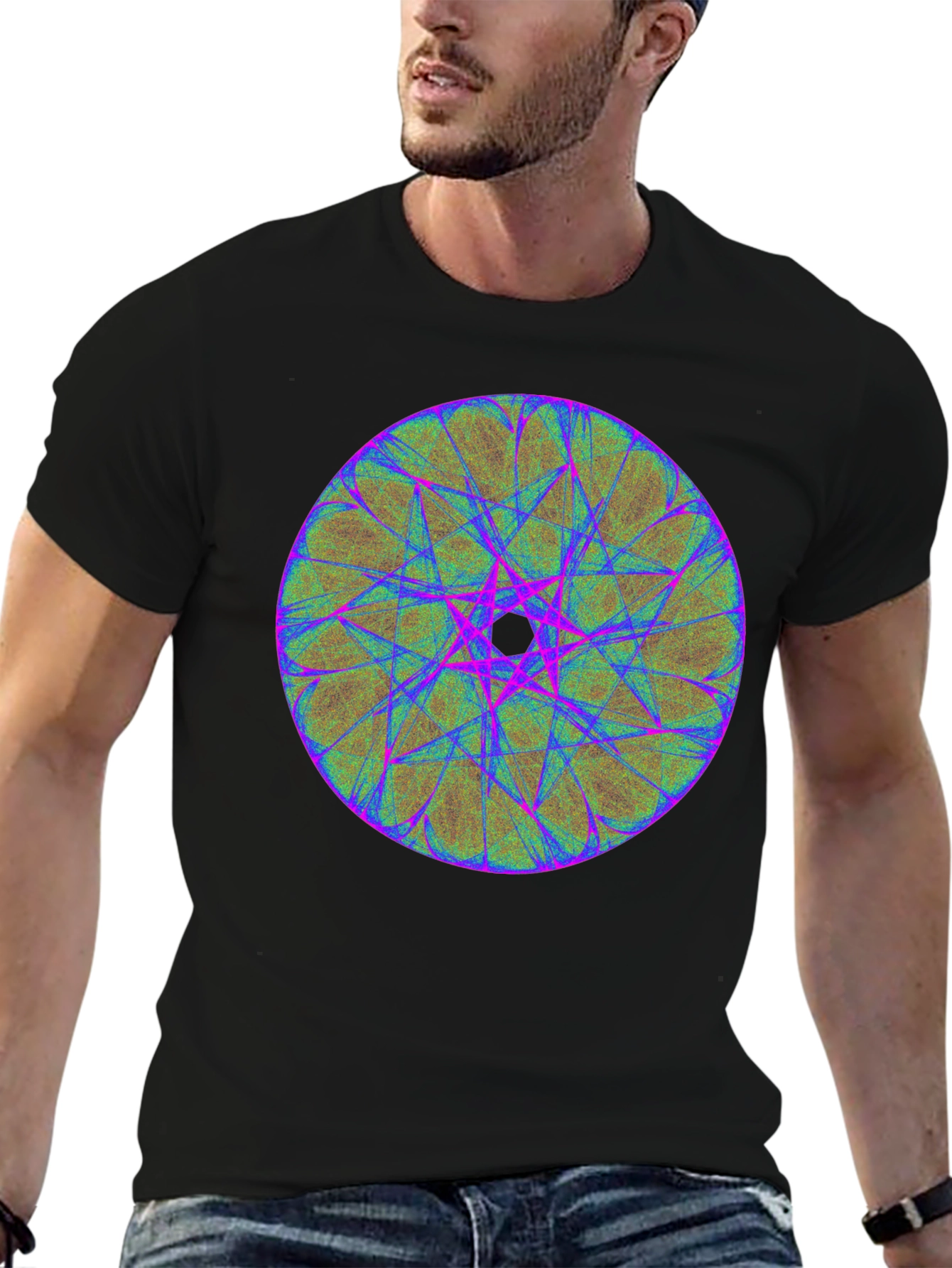 Abstract Mandala Graphic Tee