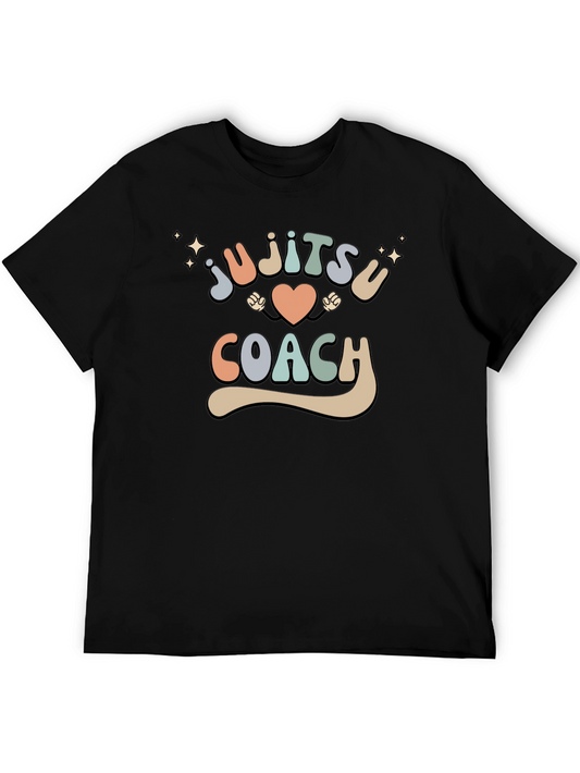 Jujitsu Coach Retro Graphic T-Shirt