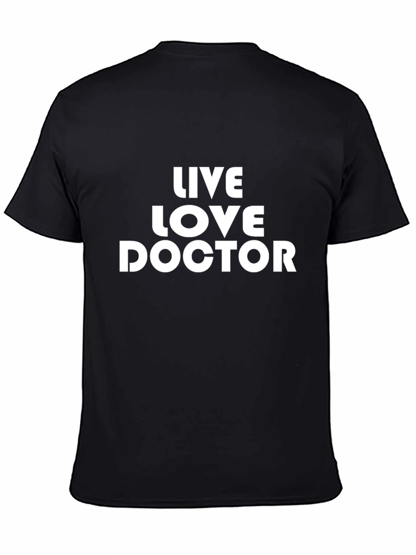 Live Love Doctor Black T-Shirt