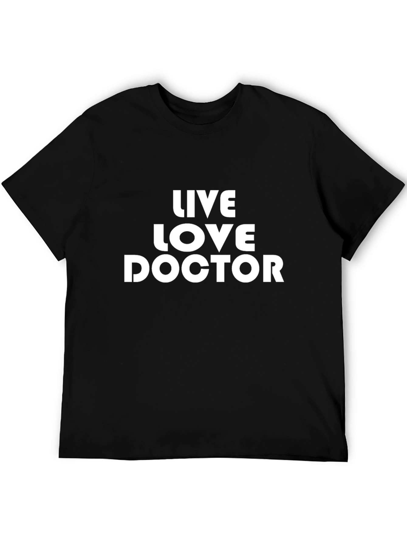 Live Love Doctor Black T-Shirt