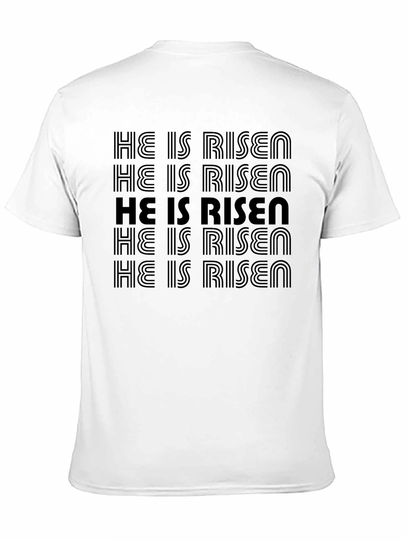 He Is Risen Graphic Tee - Easter Christian Shirt