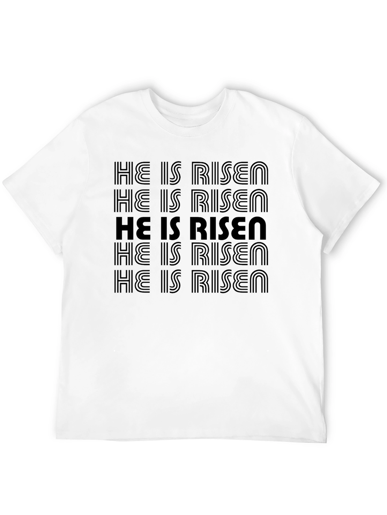 He Is Risen Graphic Tee - Easter Christian Shirt