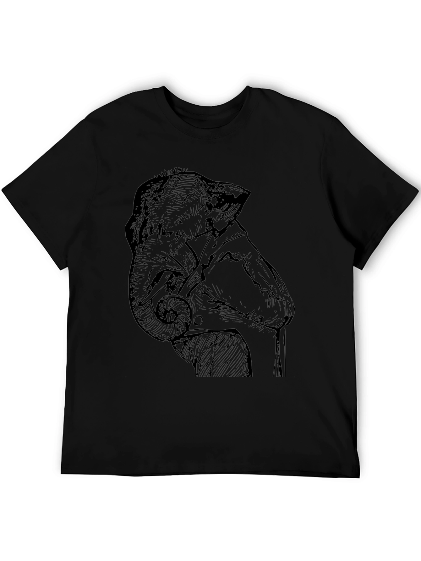 Elephant Tuxedo Graphic Tee - Unique Animal Lovers Shirt