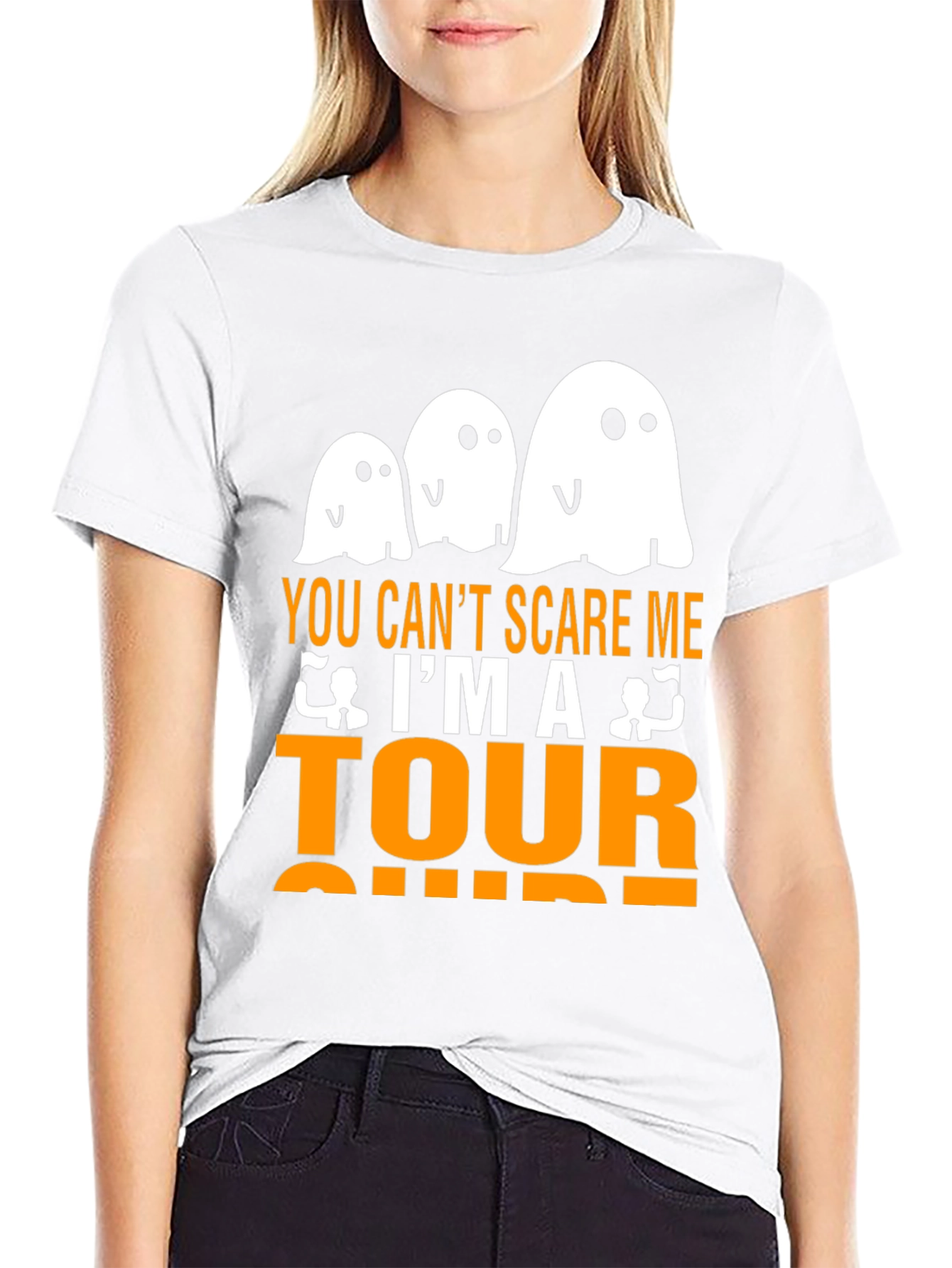 Funny Halloween Tour Guide Ghost T-Shirt