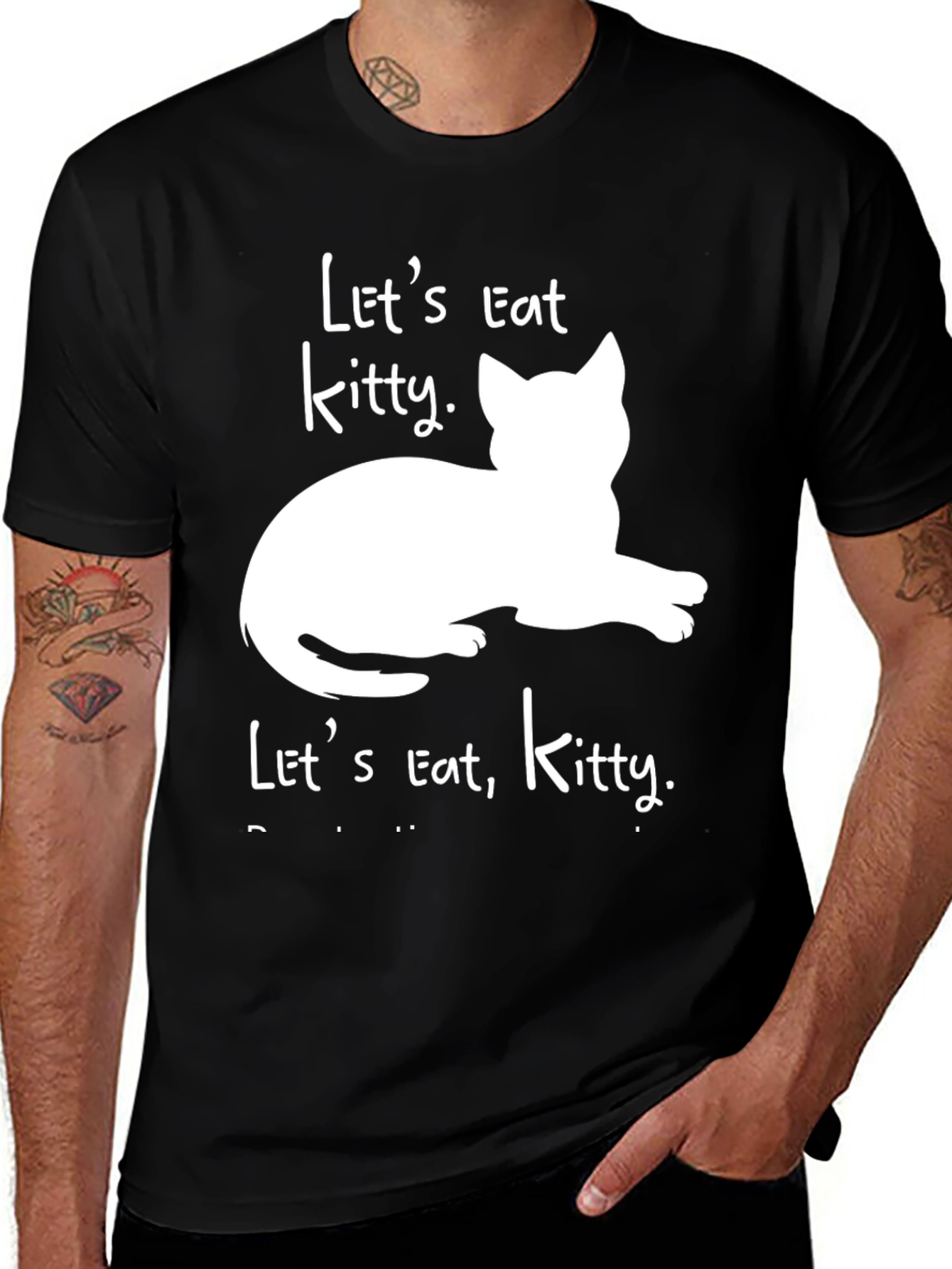 Lets Eat Kitty T-Shirt - Funny Cat Lover Tee