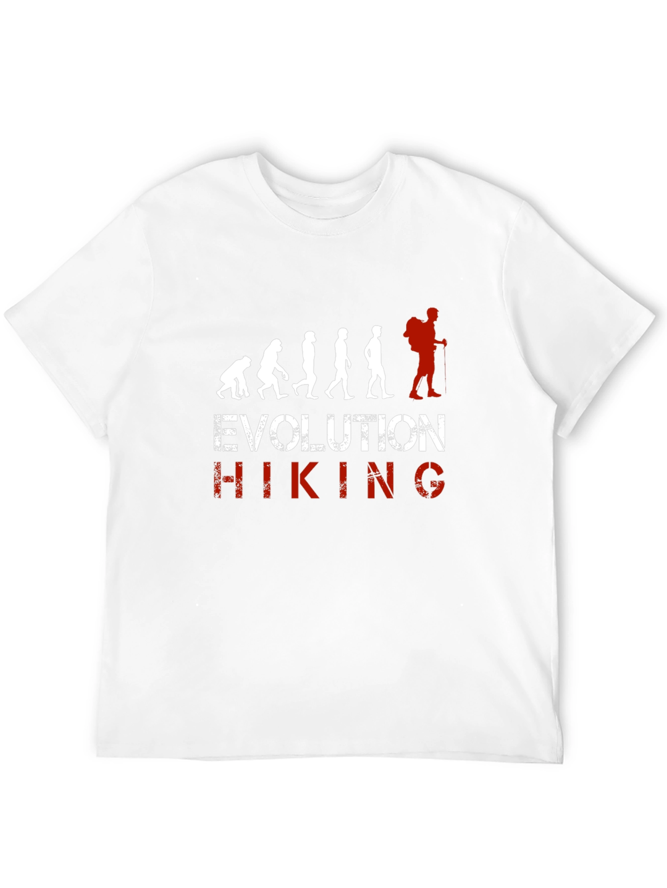 Evolution of Hiking Graphic T-Shirt