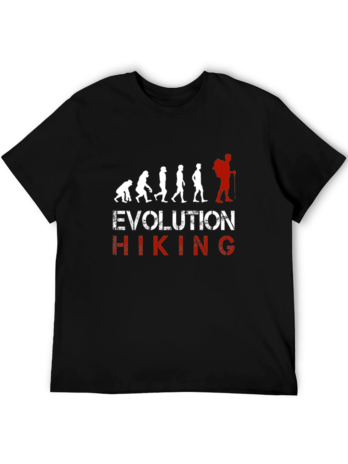 Evolution of Hiking Graphic T-Shirt