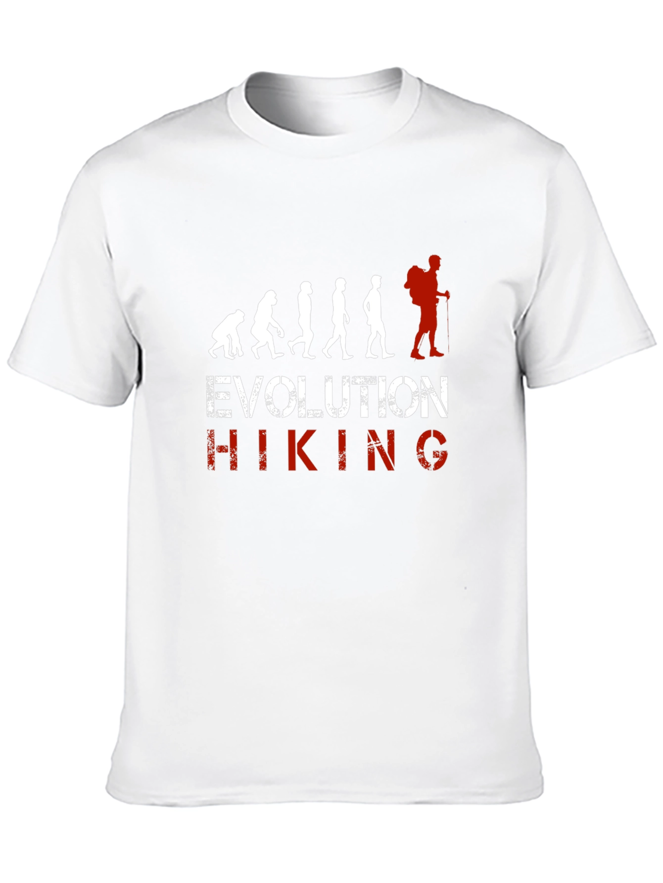 Evolution of Hiking Graphic T-Shirt