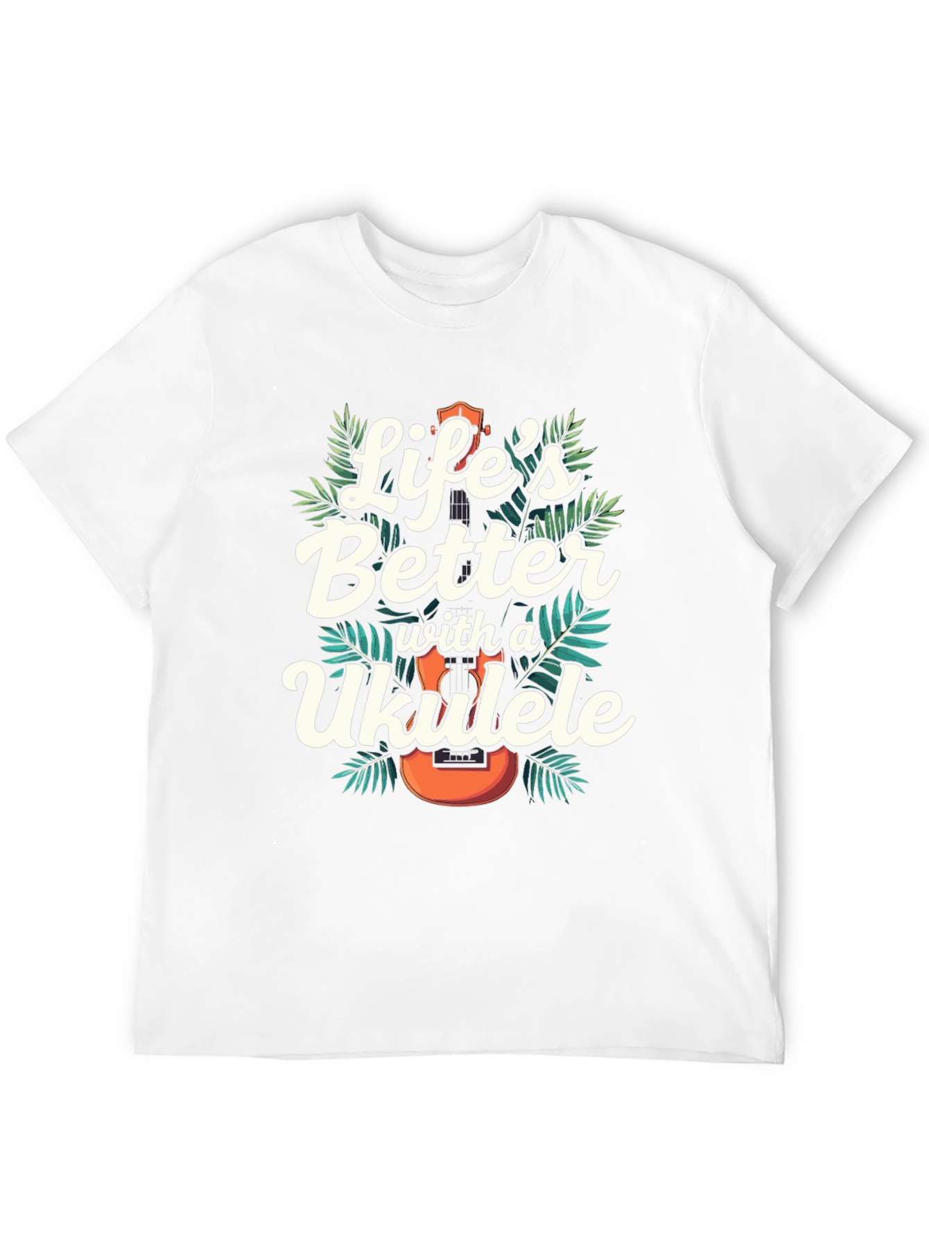 Lifes Better with a Ukulele Graphic T-Shirt