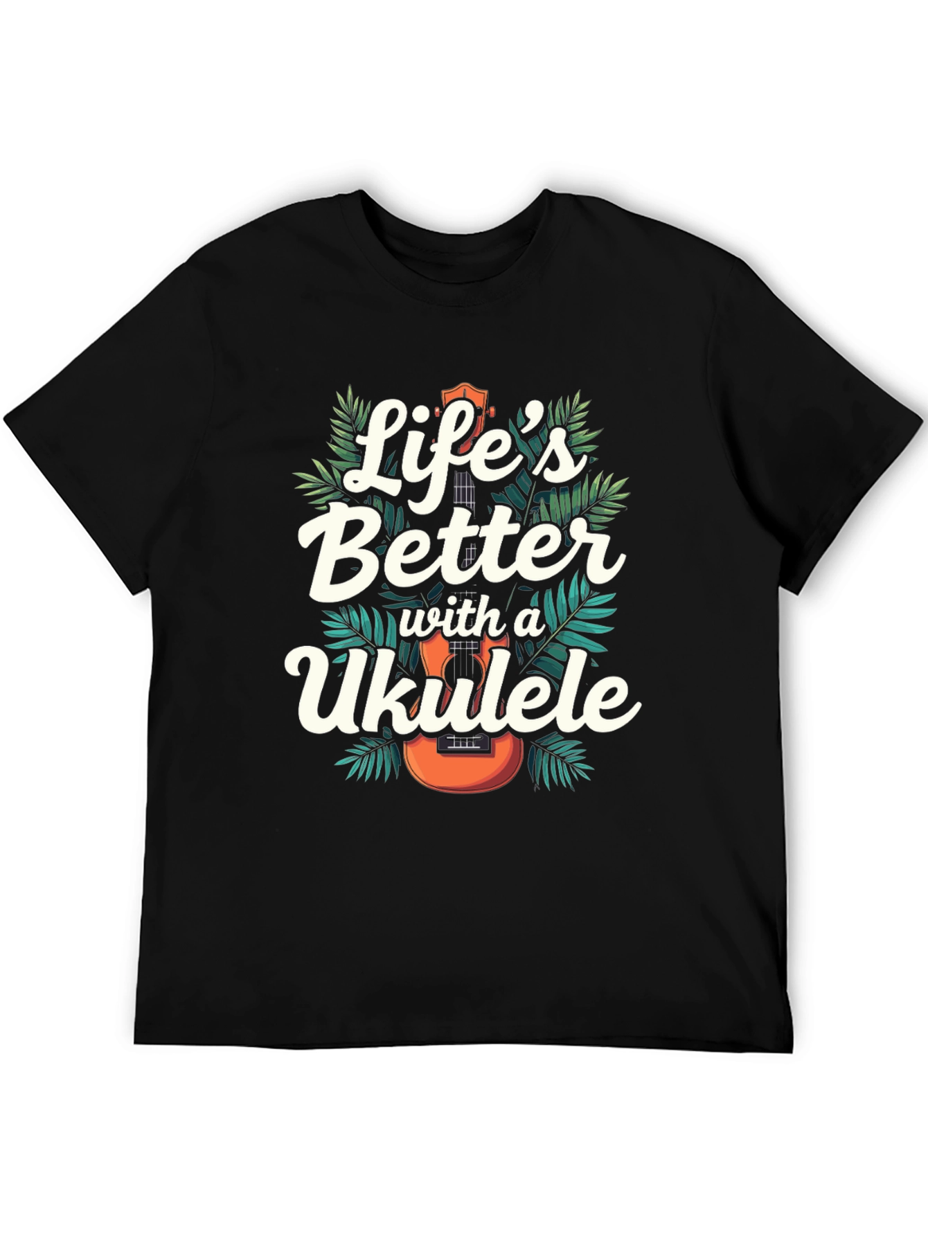 Lifes Better with a Ukulele Graphic T-Shirt
