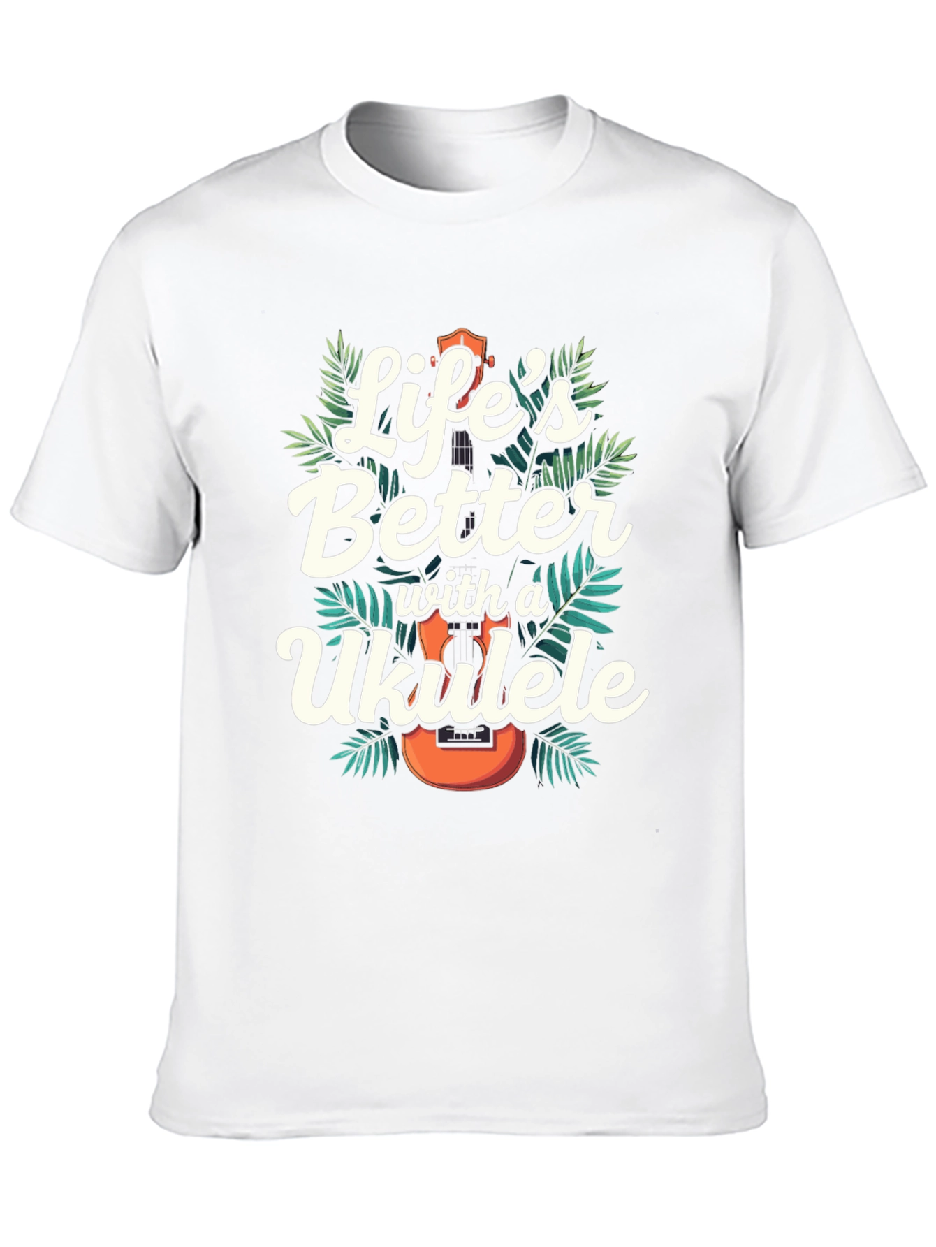 Lifes Better with a Ukulele Graphic T-Shirt