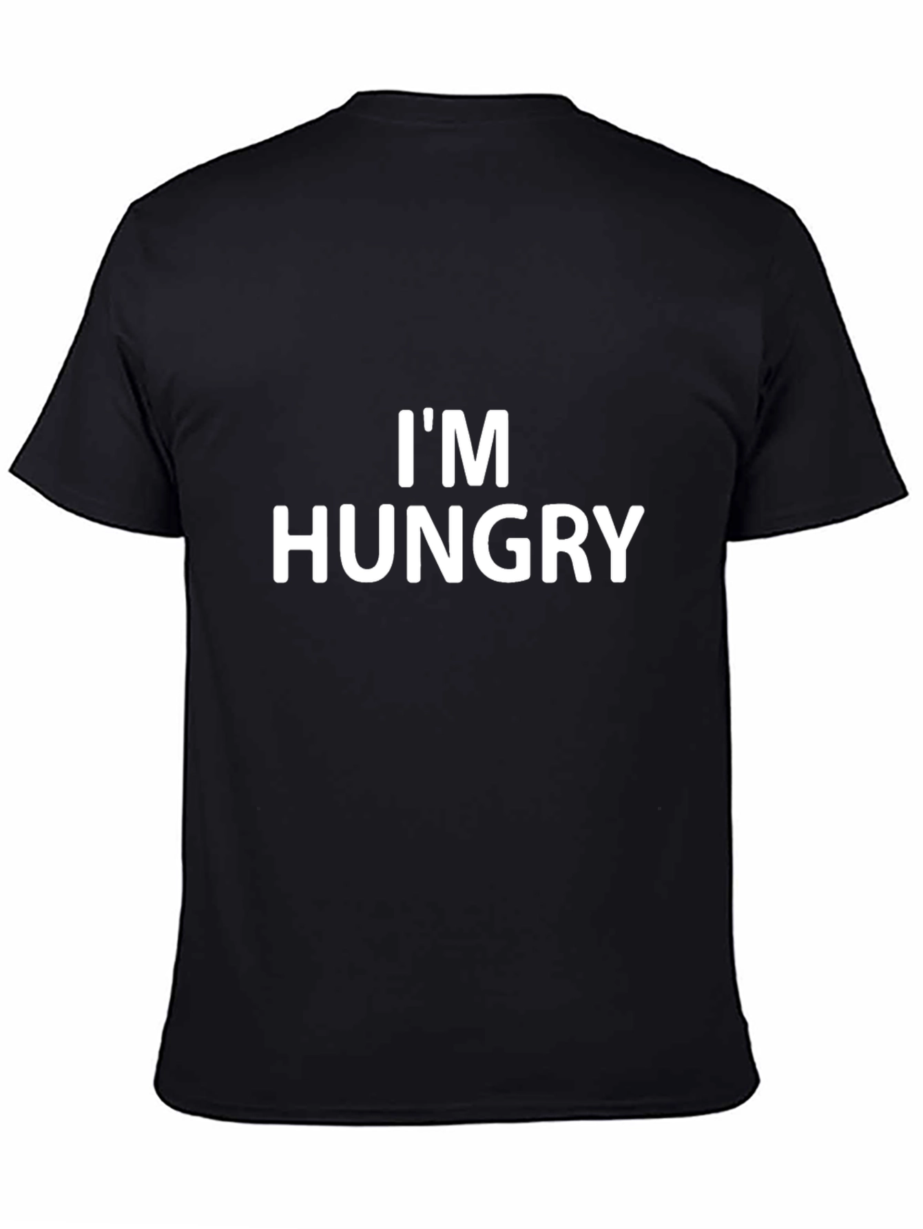 Im Hungry Black Tee - Foodie Fashion