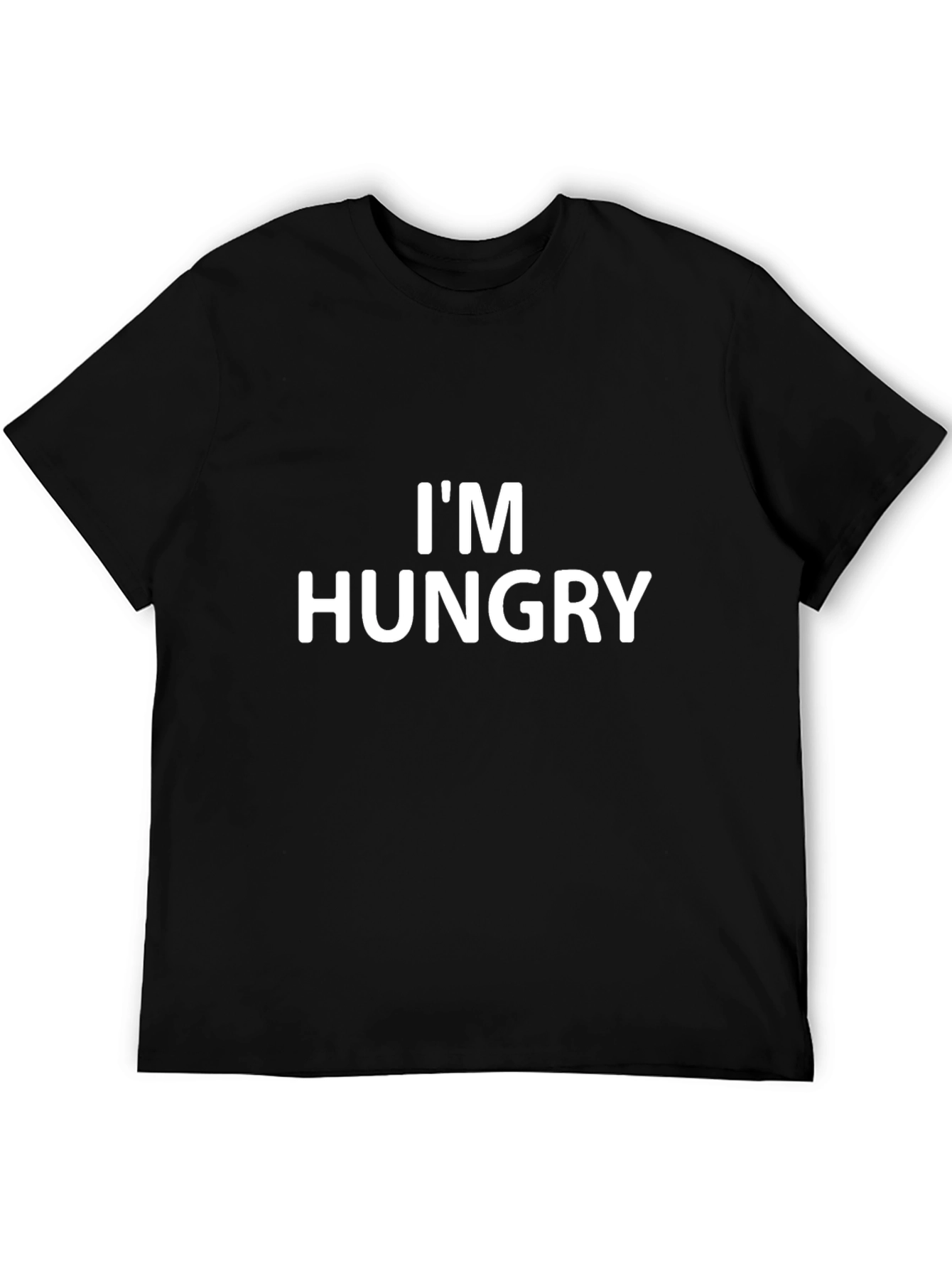Im Hungry Black Tee - Foodie Fashion