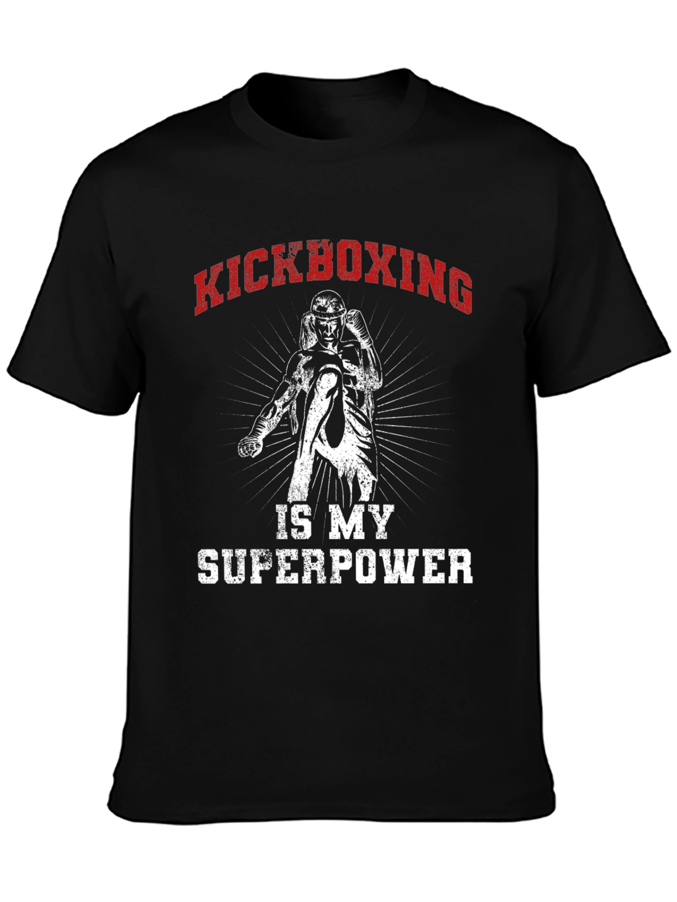 Kickboxing Superpower Graphic T-Shirt