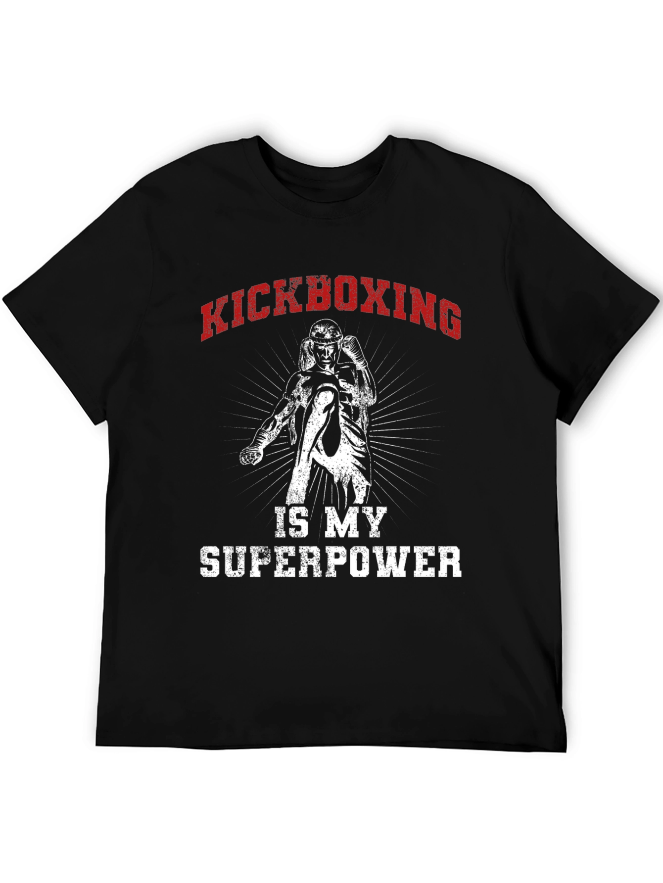 Kickboxing Superpower Graphic T-Shirt
