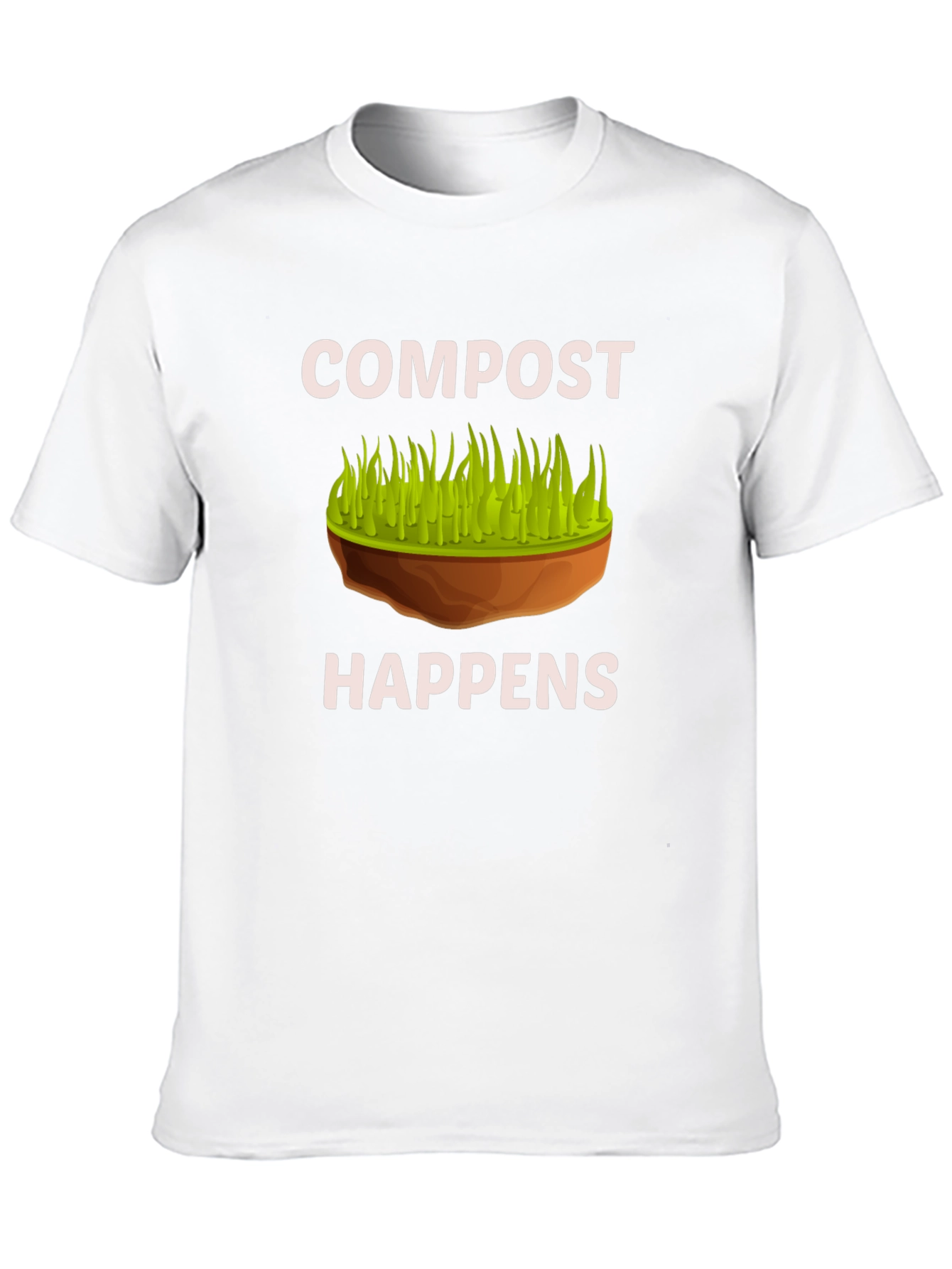 Compost Happens Graphic T-Shirt - Organic Gardening