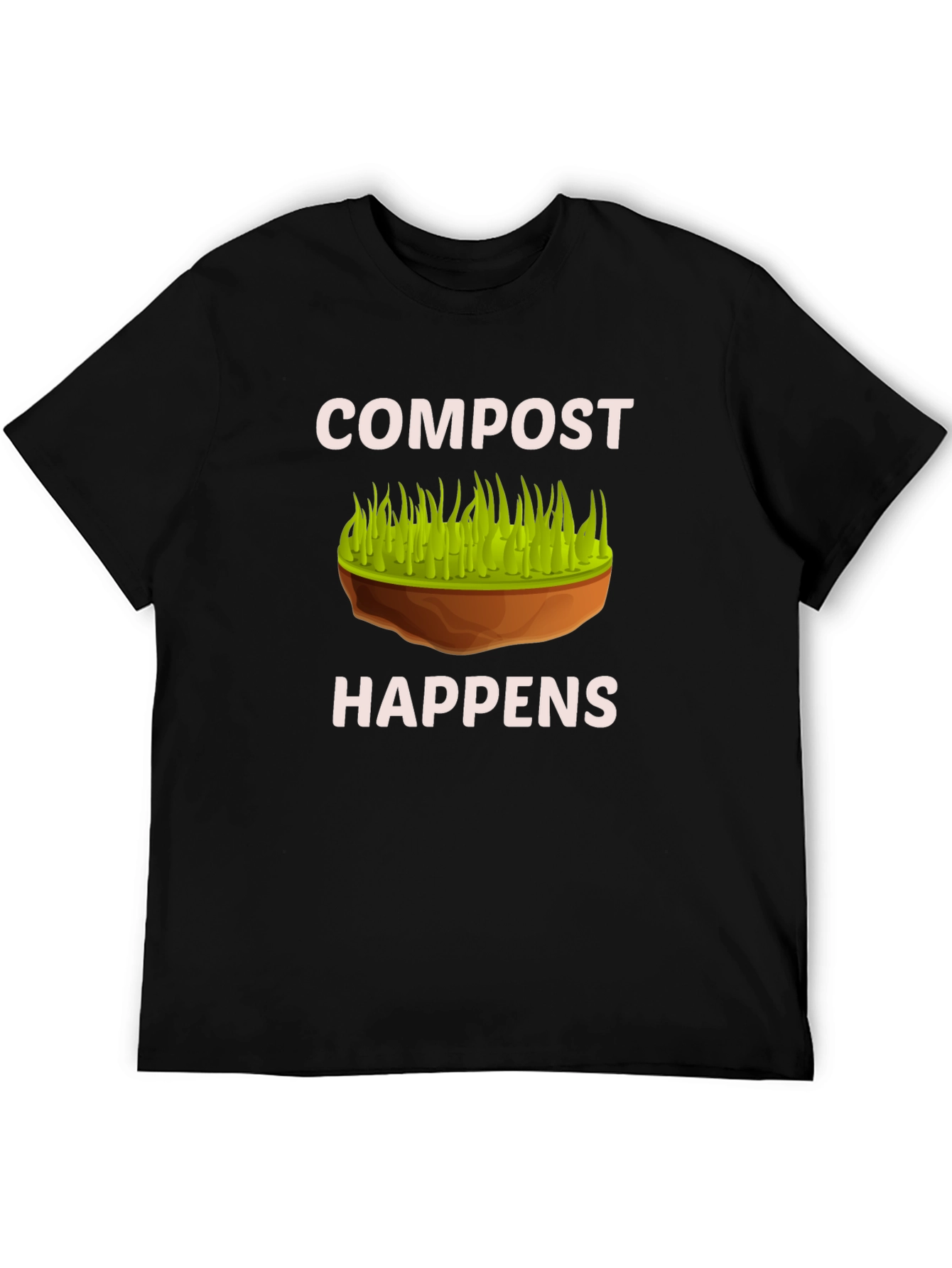 Compost Happens Graphic T-Shirt - Organic Gardening