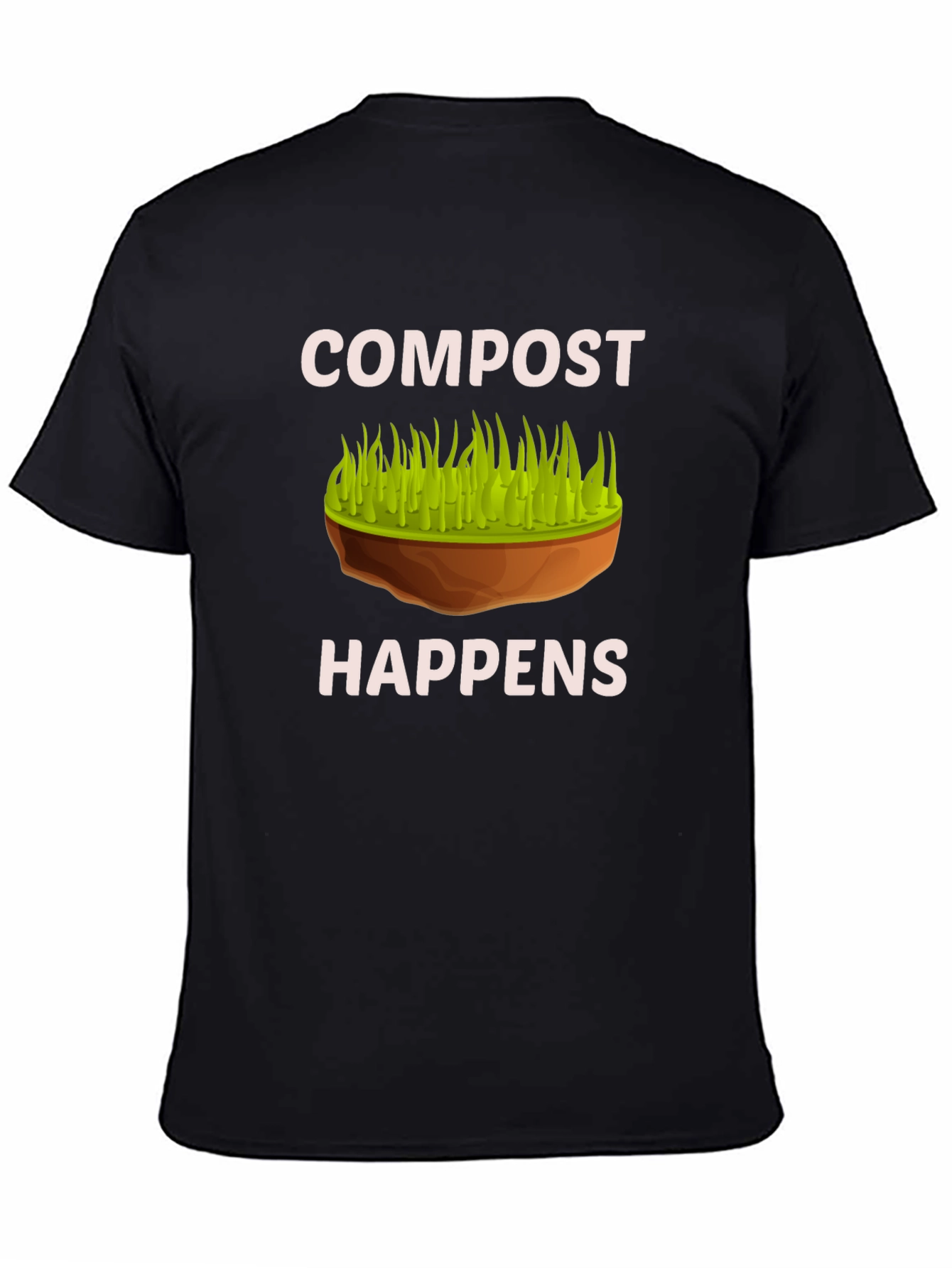 Compost Happens Graphic T-Shirt - Organic Gardening