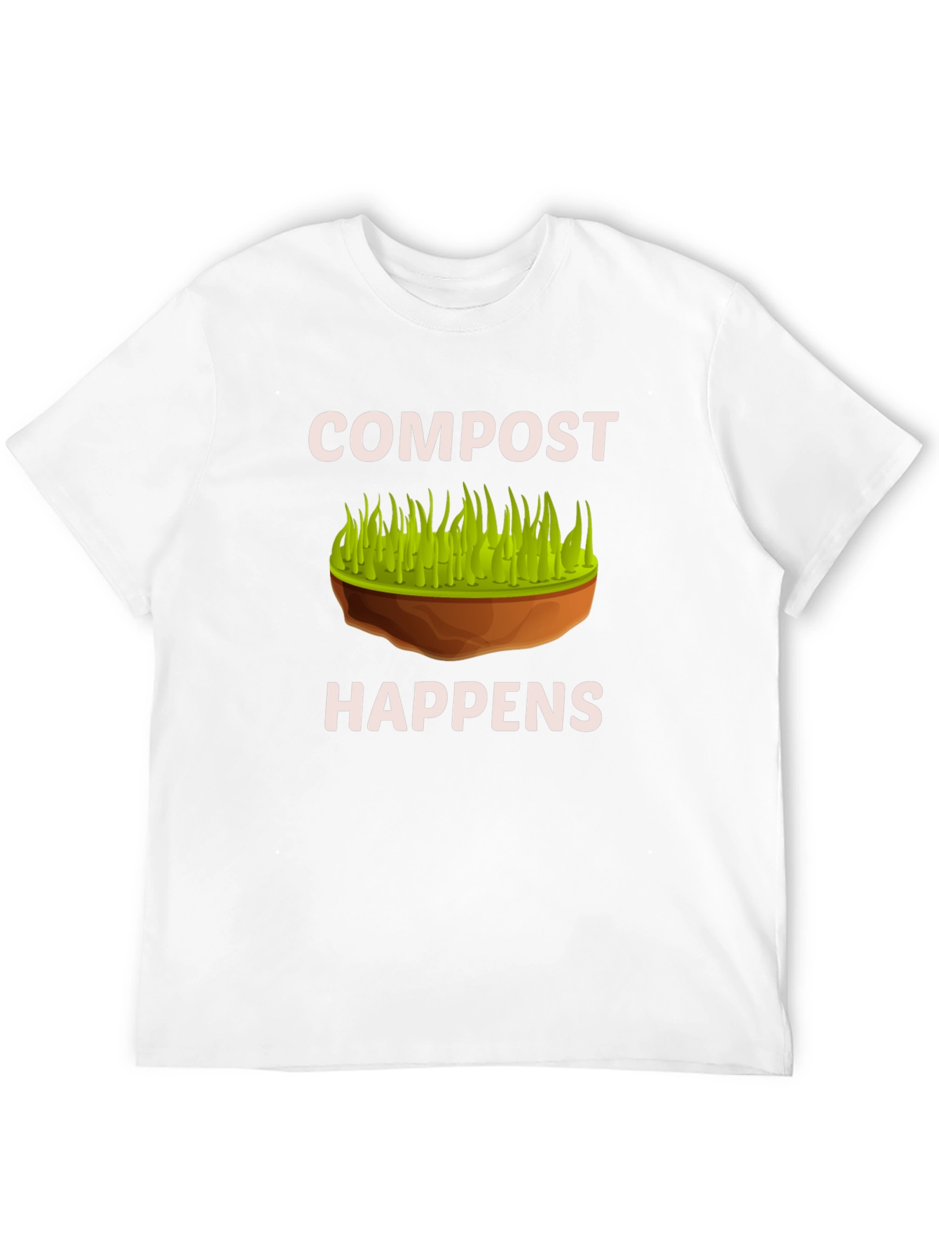 Compost Happens Graphic T-Shirt - Organic Gardening