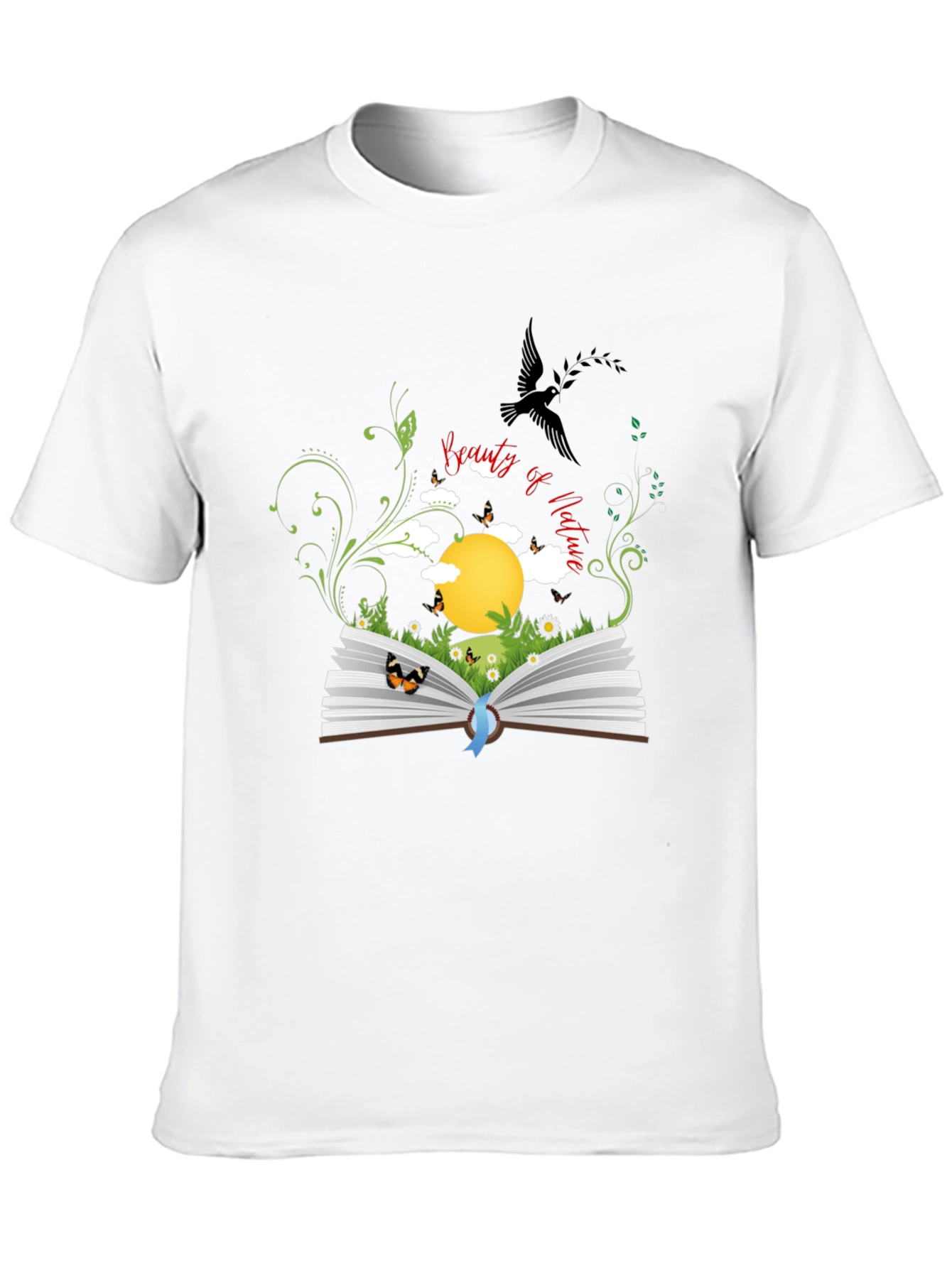 Nature Book Graphic Tee - Black