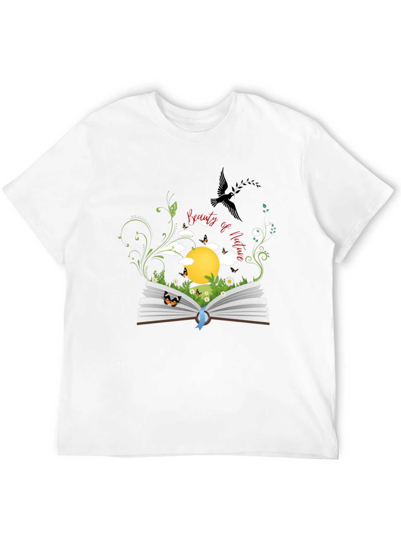 Nature Book Graphic Tee - Black