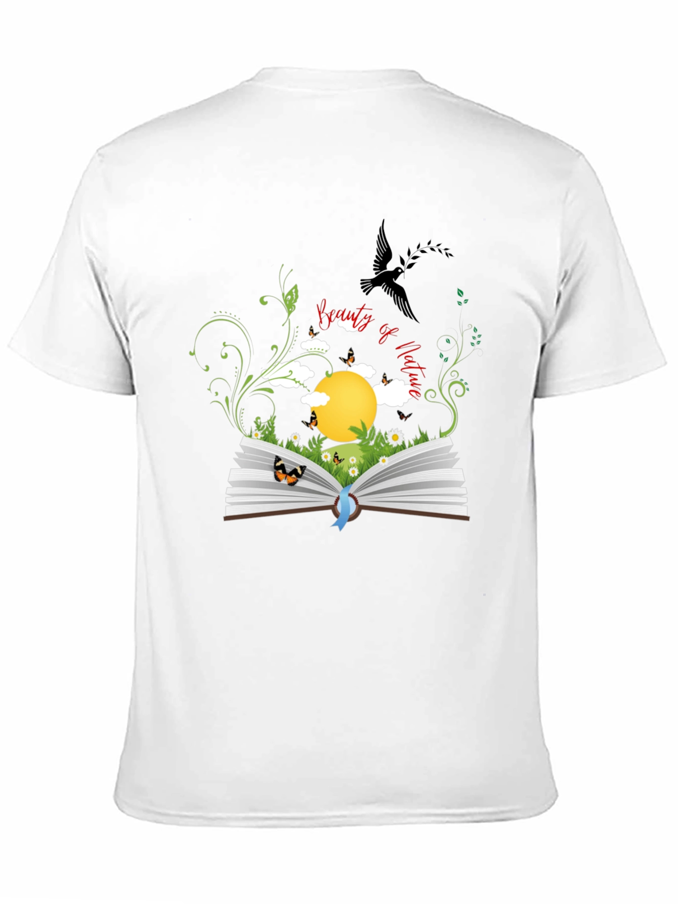 Nature Book Graphic Tee - Black