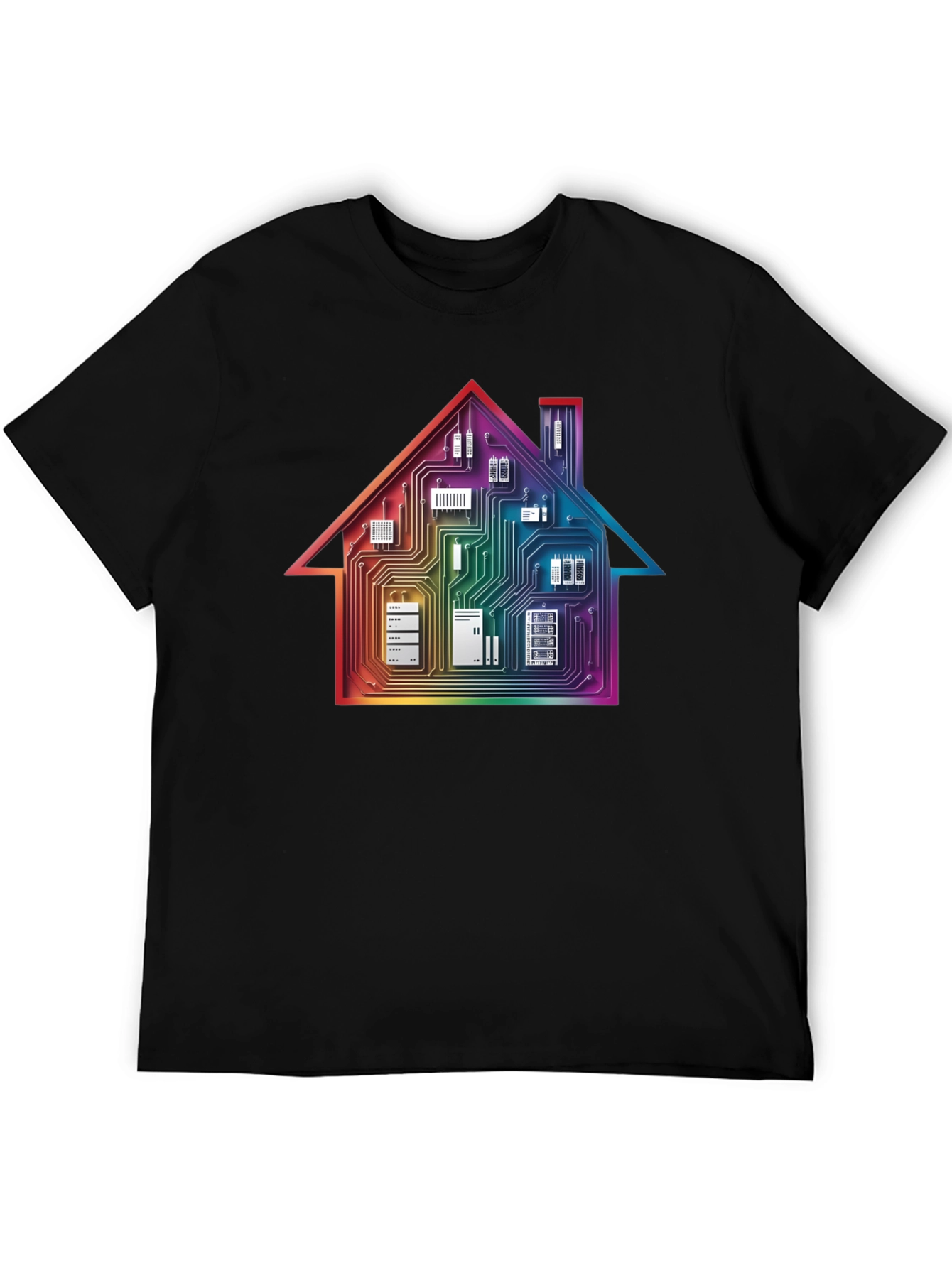 Smart Home Circuit T-Shirt - Tech Geek Fashion