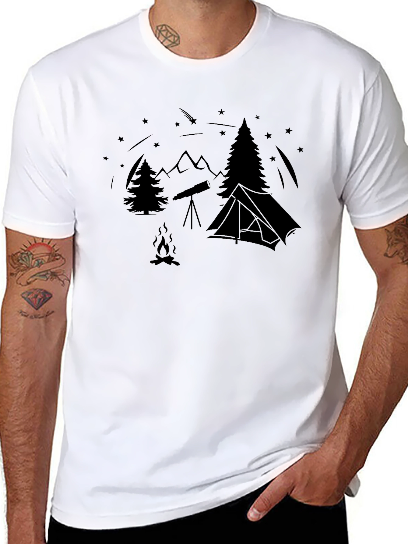 Outdoor Camping Graphic Tee