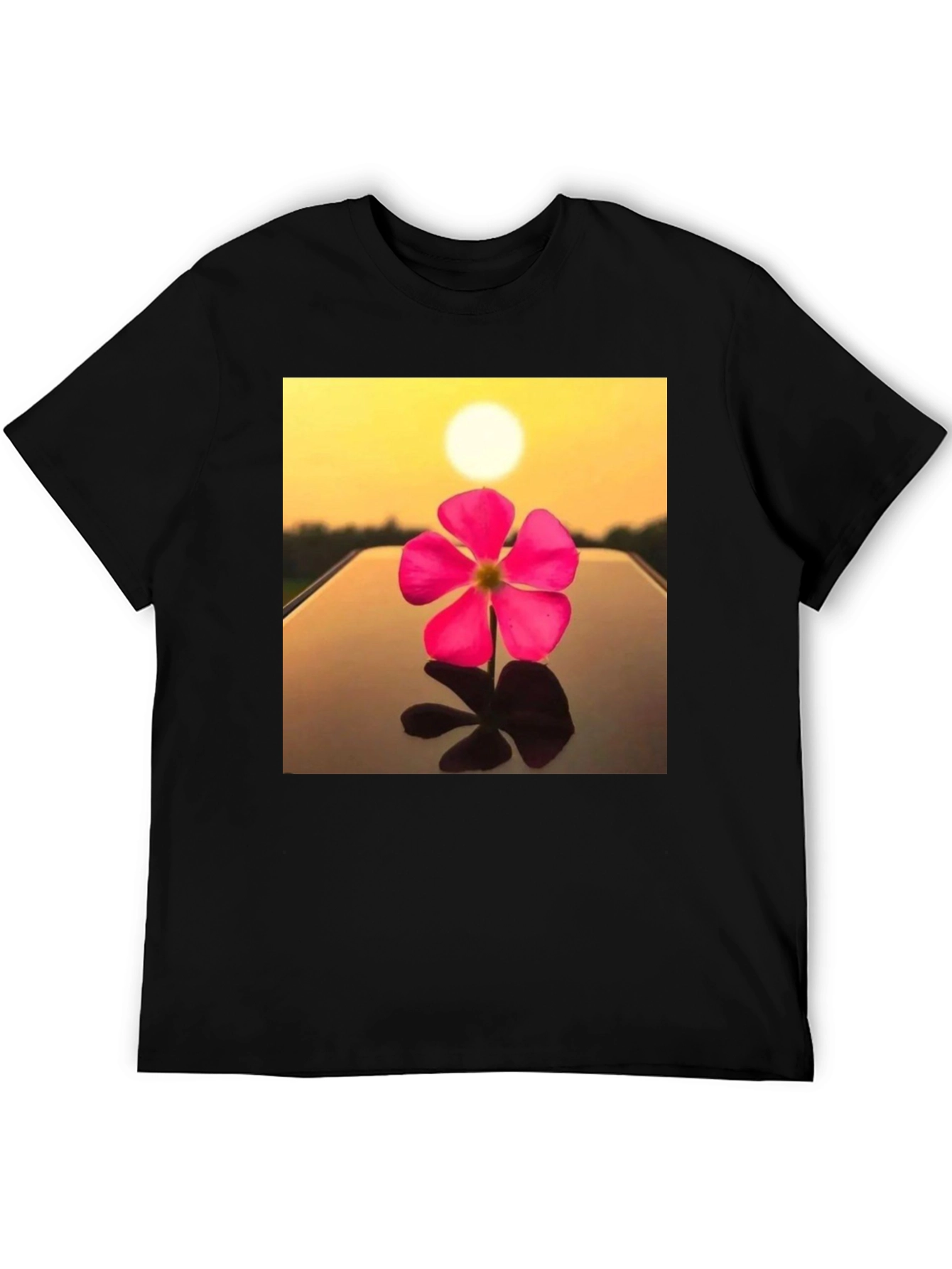 Floral Sunset Graphic Tee