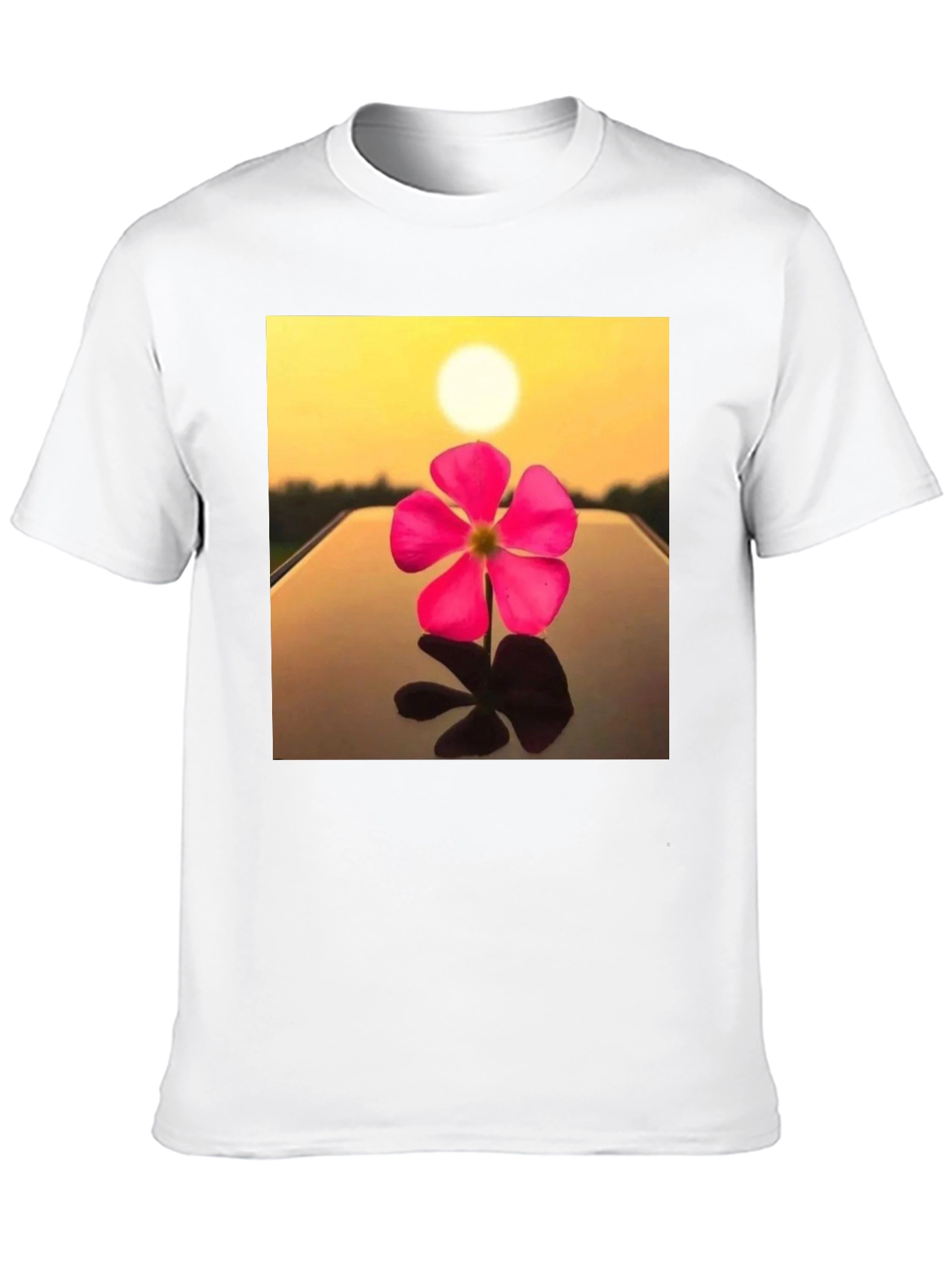 Floral Sunset Graphic Tee