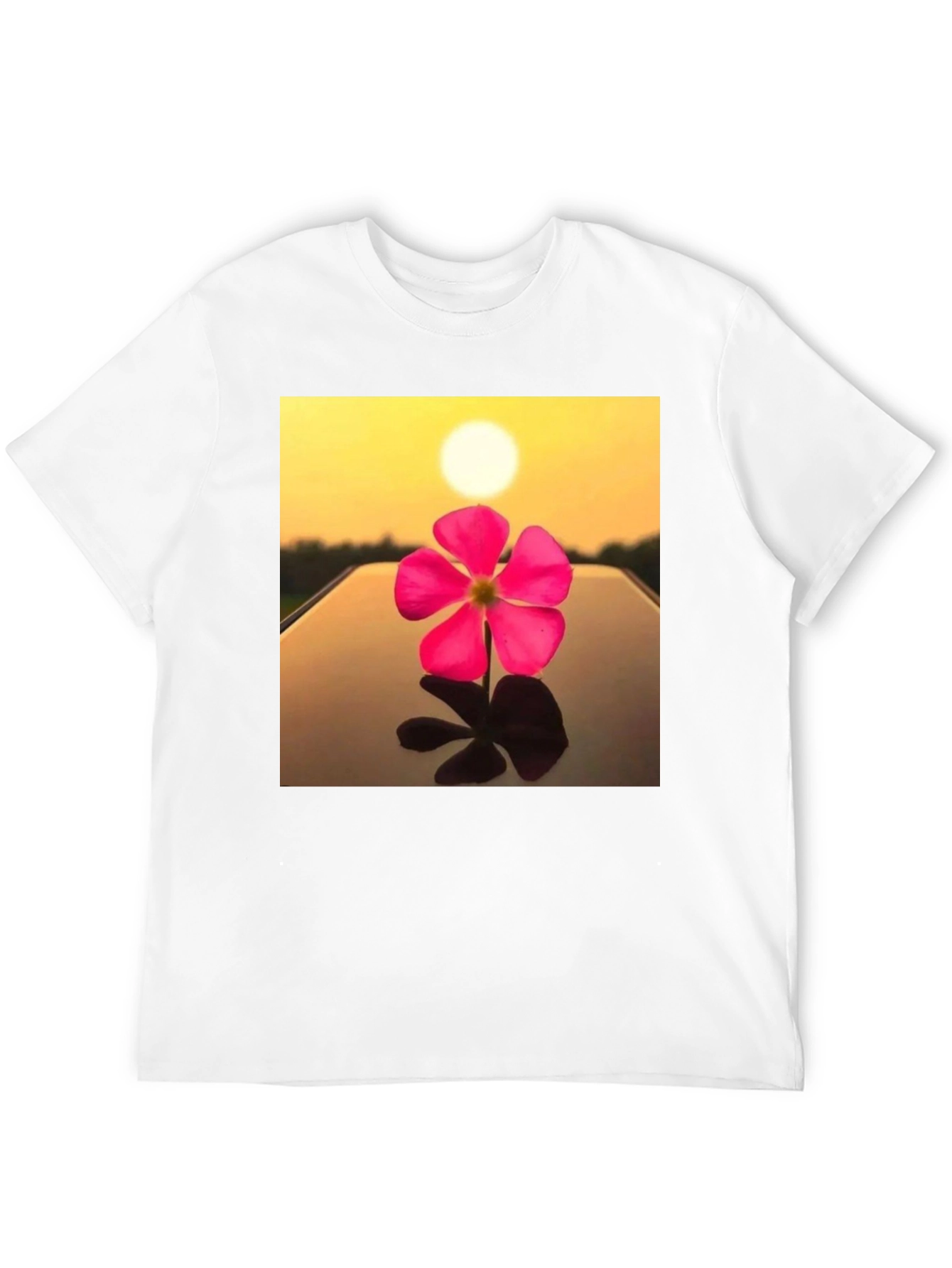 Floral Sunset Graphic Tee