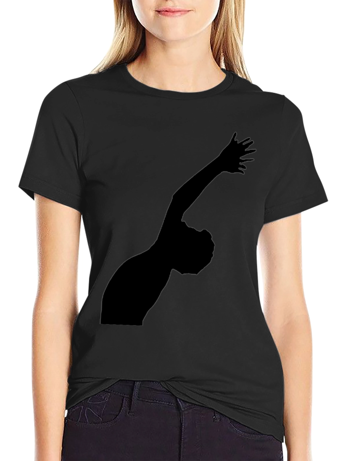 Silhouette Graphic Tee - Black Casual Wear