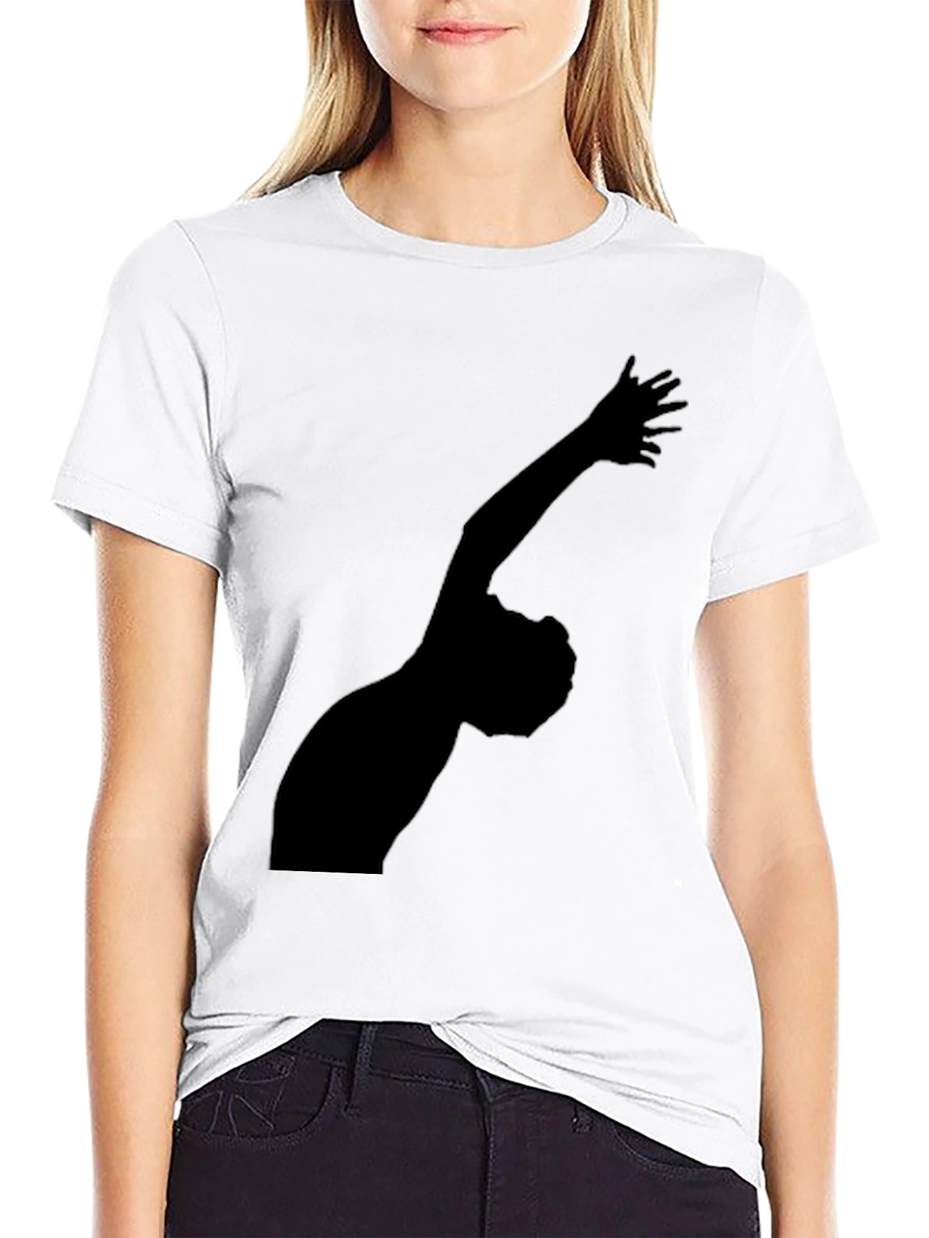 Silhouette Graphic Tee - Black Casual Wear