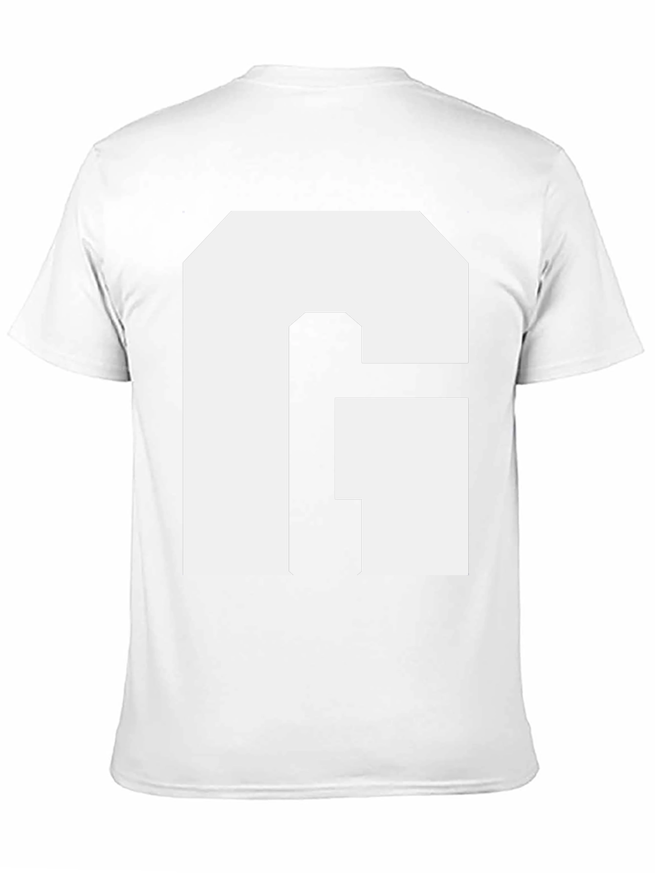 Bold Initial G Graphic Tee - Black