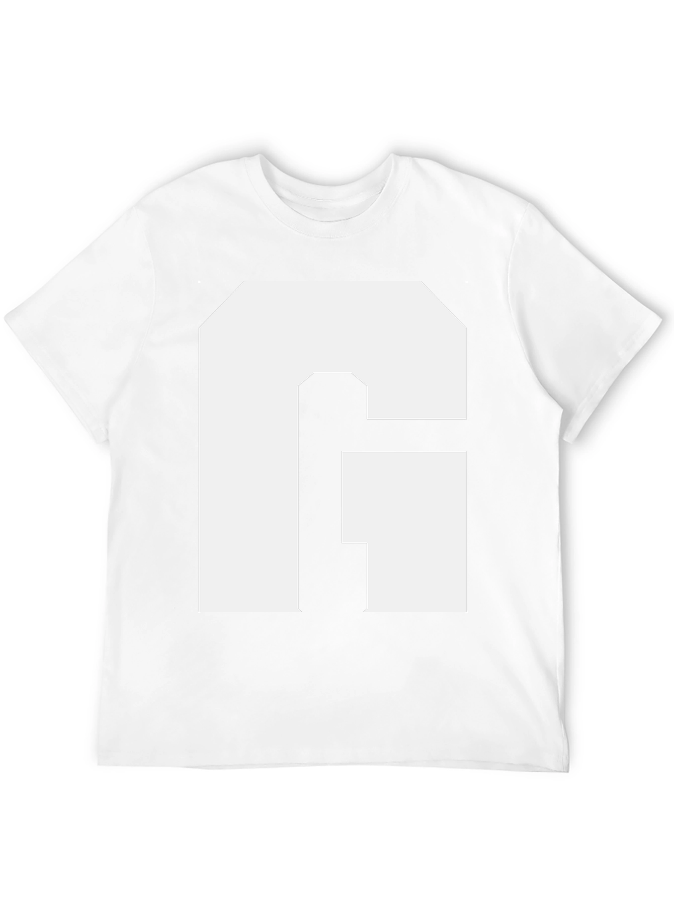 Bold Initial G Graphic Tee - Black